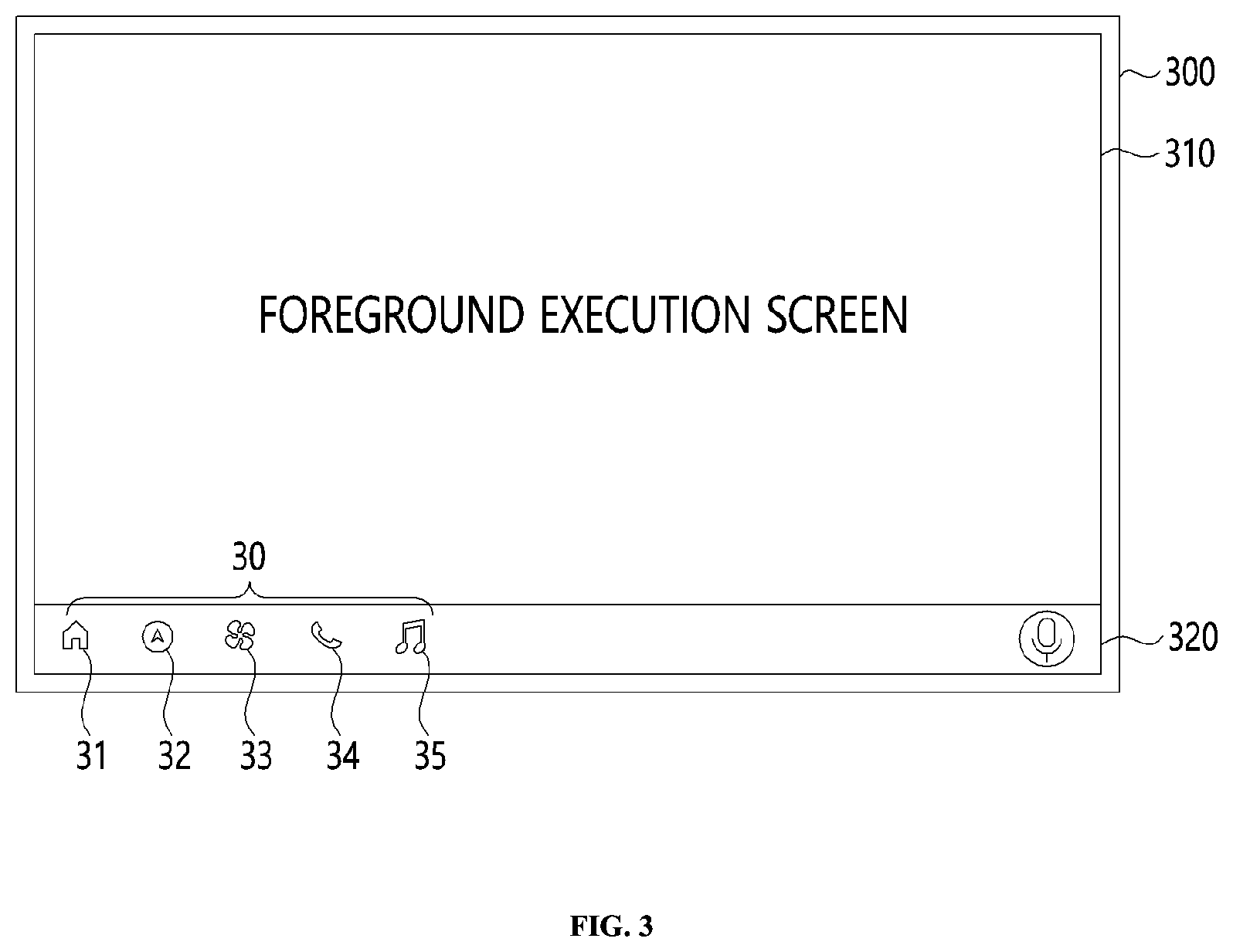 Patent US12139015 Figure 3 – Vehicle infotainment apparatus using widget and operation method thereof