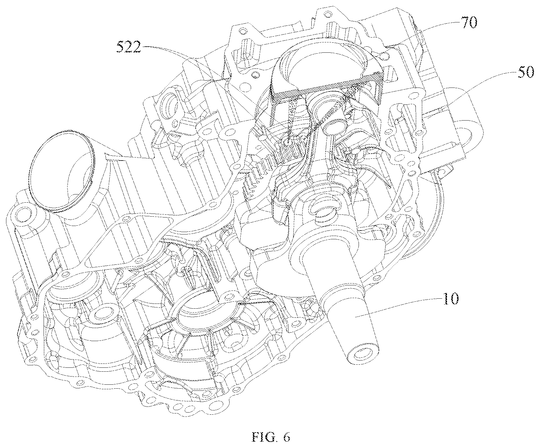 Patent US12139018 Figure 6 – All-terrain vehicle and hybrid power assembly thereof