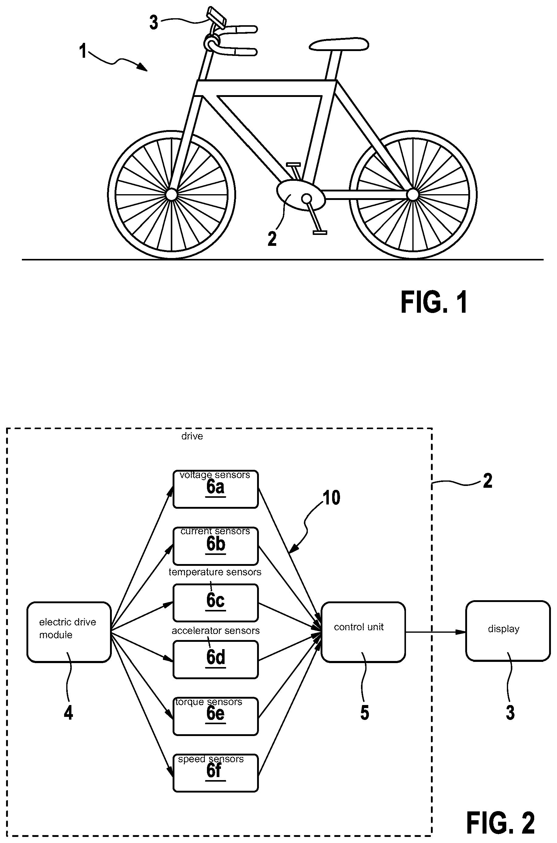 Patent US12139023 — Method for ascertaining a state of an electric drive of a means of transportation — Figure 1