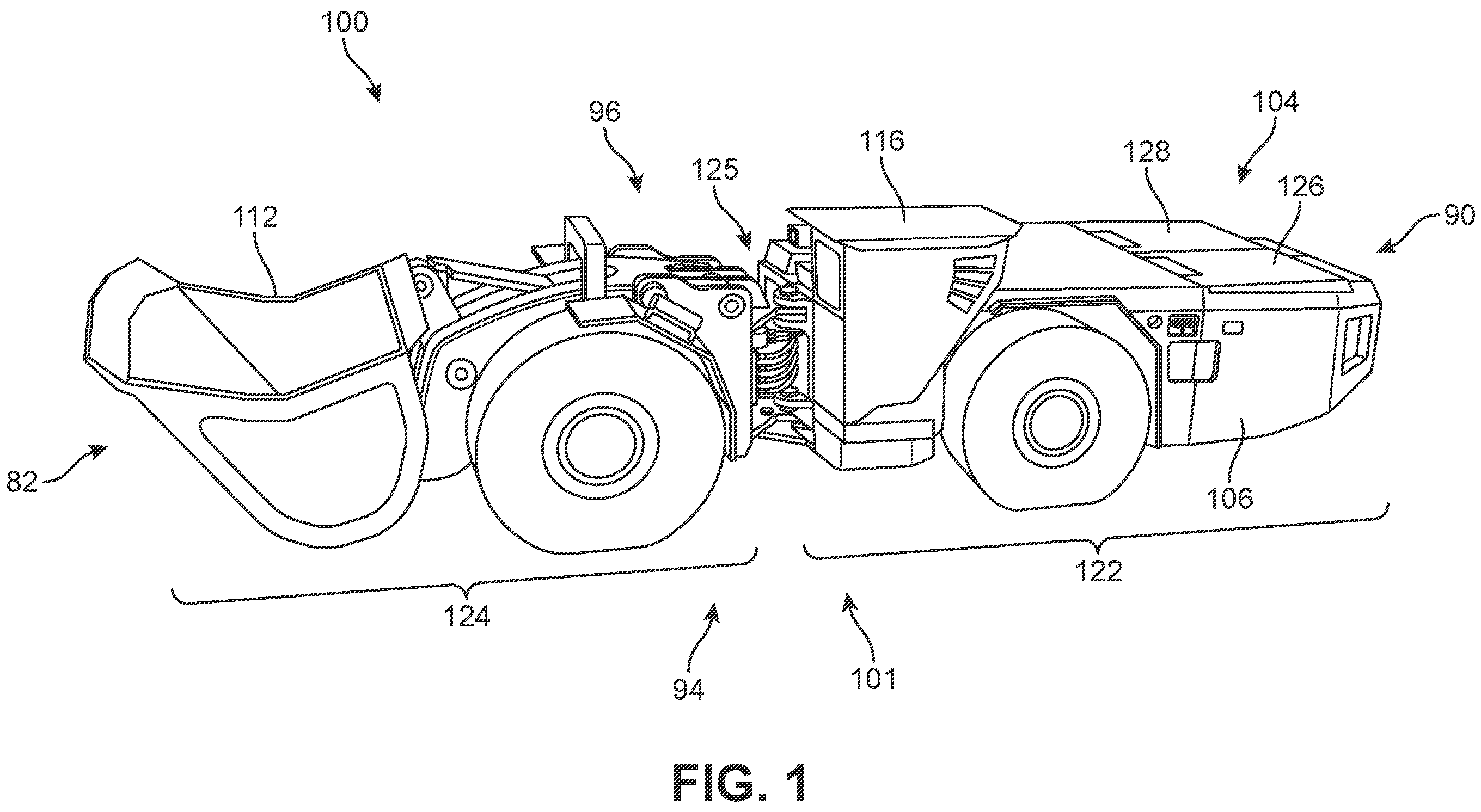 Patent US12139025 Figure 1 – Battery assembly stabilization mechanism