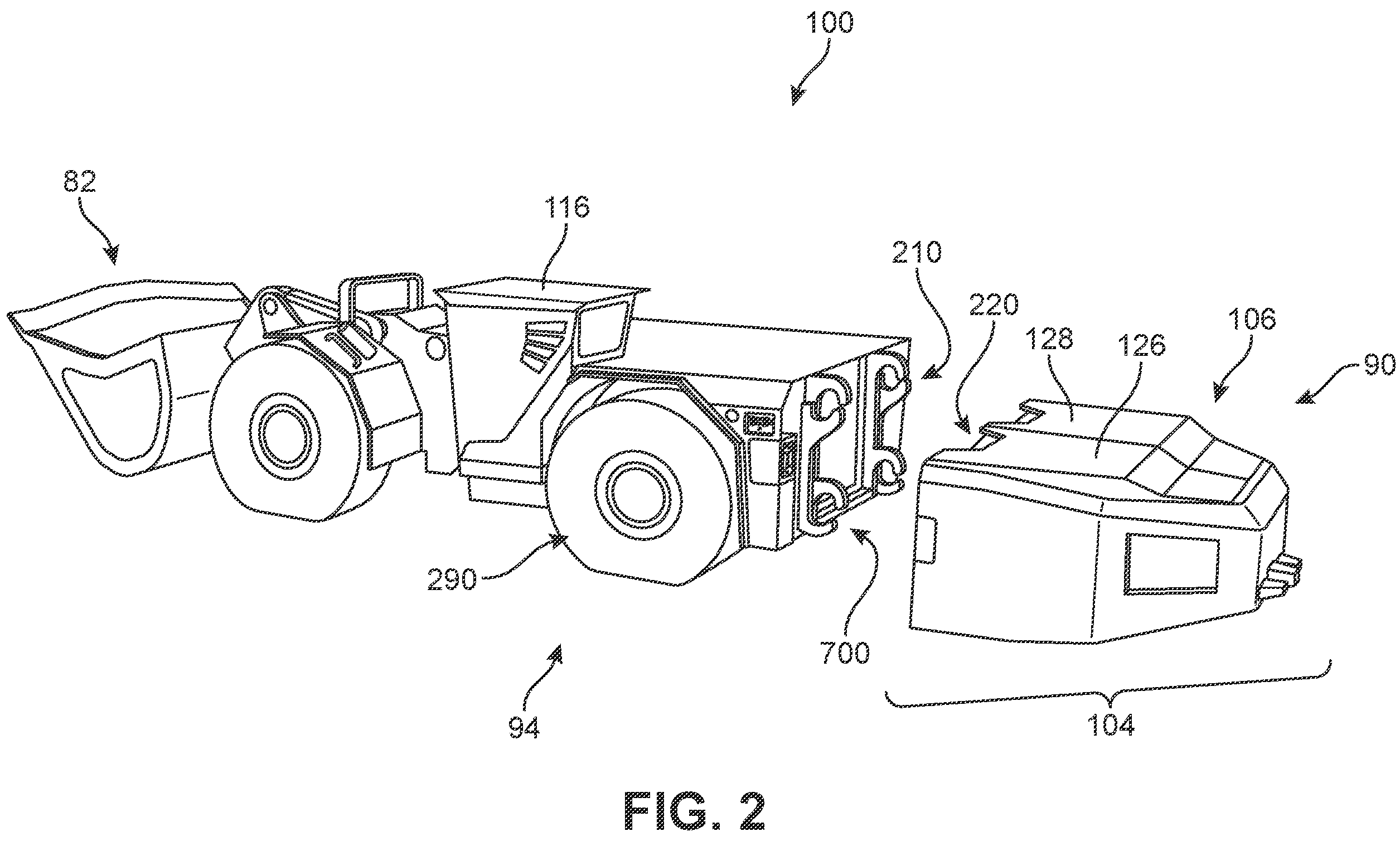 Patent US12139025 Figure 2 – Battery assembly stabilization mechanism