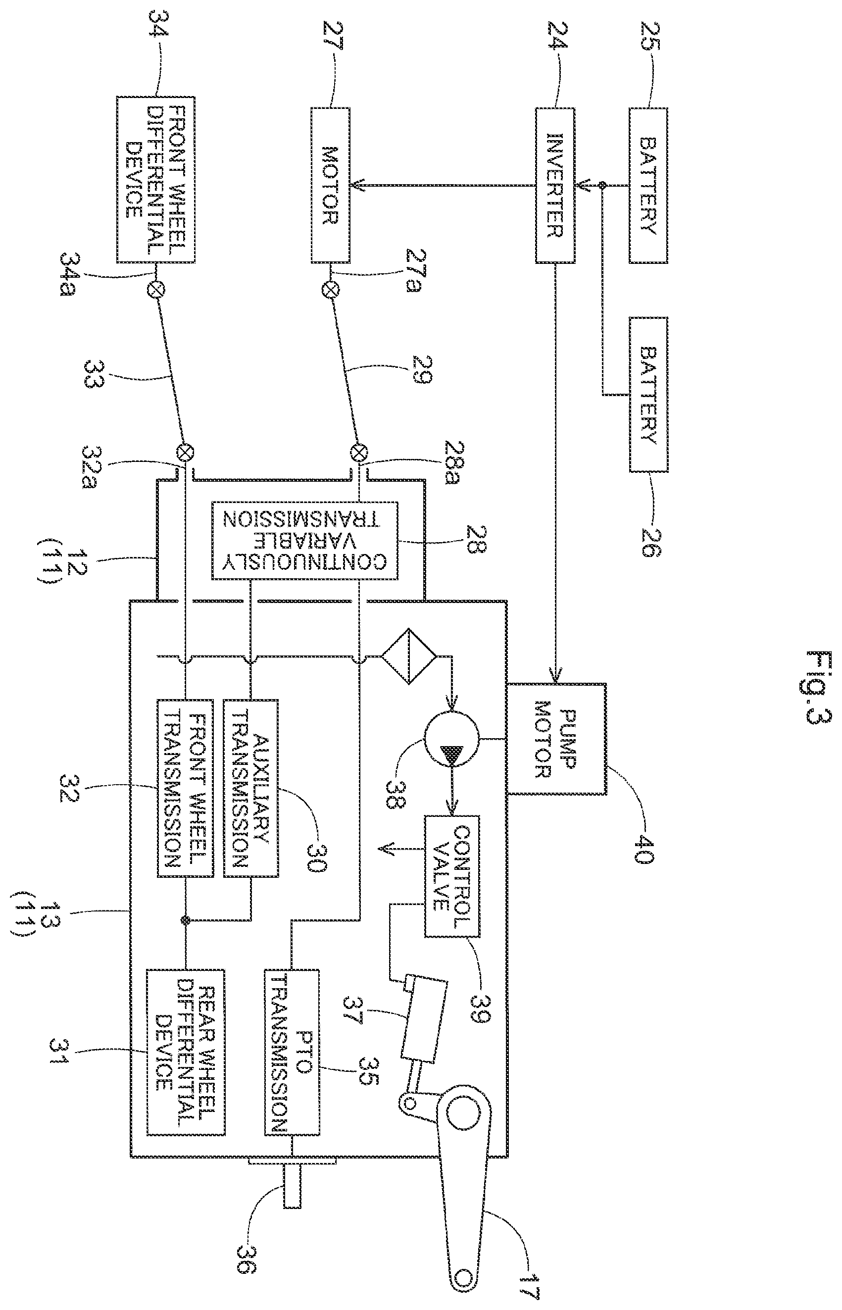 Patent US12139026 Figure 3 – Work vehicle