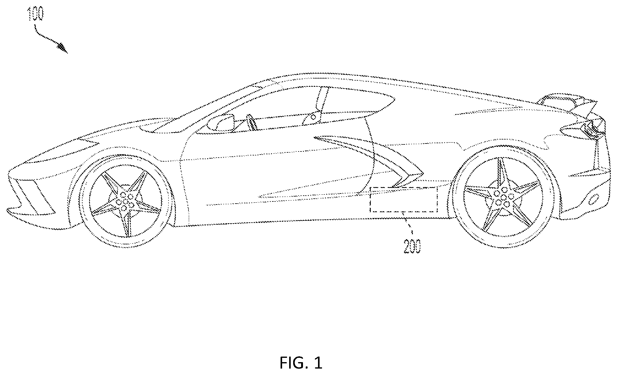 Patent US12139040 Figure 1 – Electric drive with dual-energy storage and variable inverter input