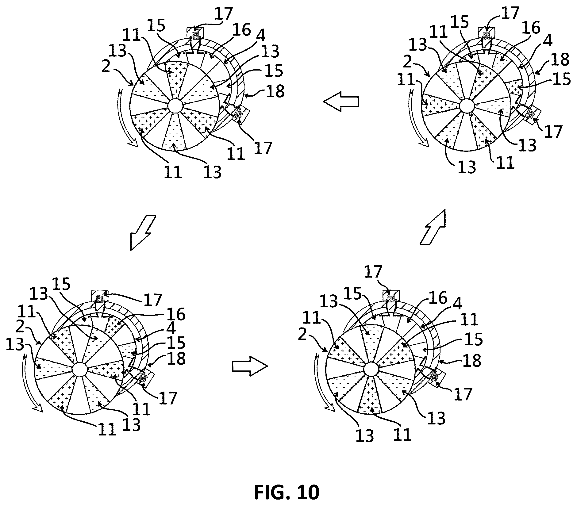 Patent US12139044 Figure 6 – Flyback electric charge regenerative brake system