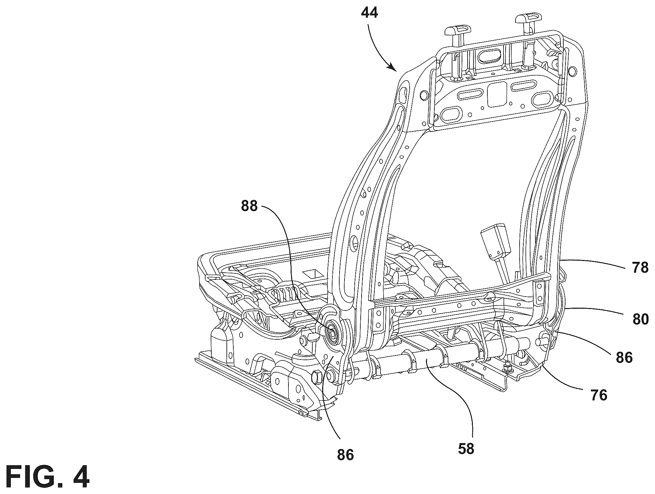 Patent US12139047 Figure 4 – Seating solutions for a stationary vehicle