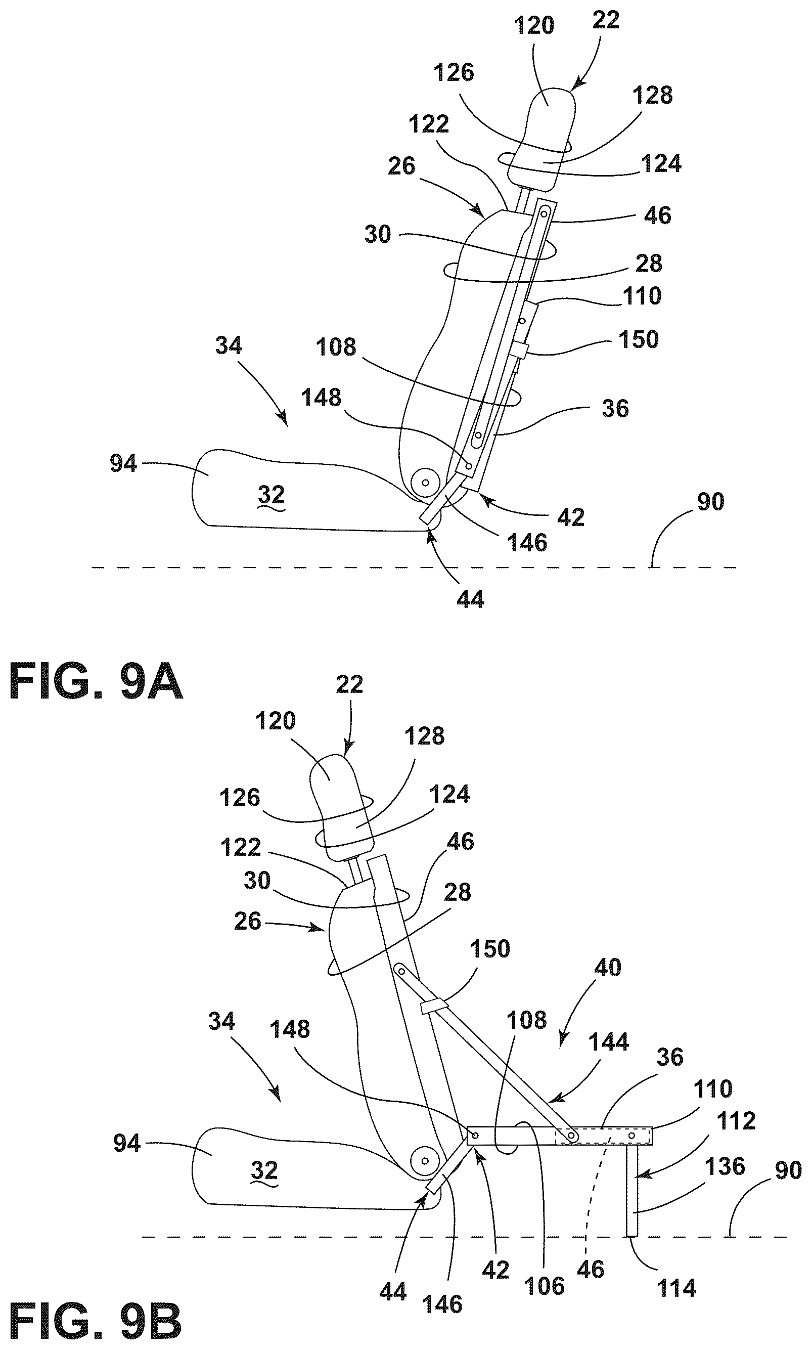 Patent US12139047 Figure 9 – Seating solutions for a stationary vehicle
