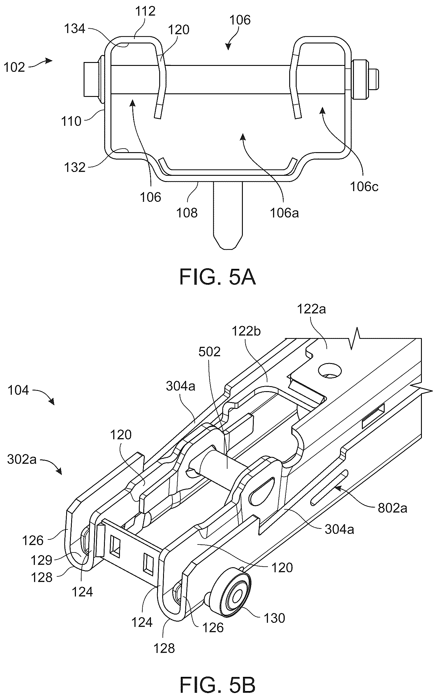Patent US12139048 Figure 4 – Seat rail assembly