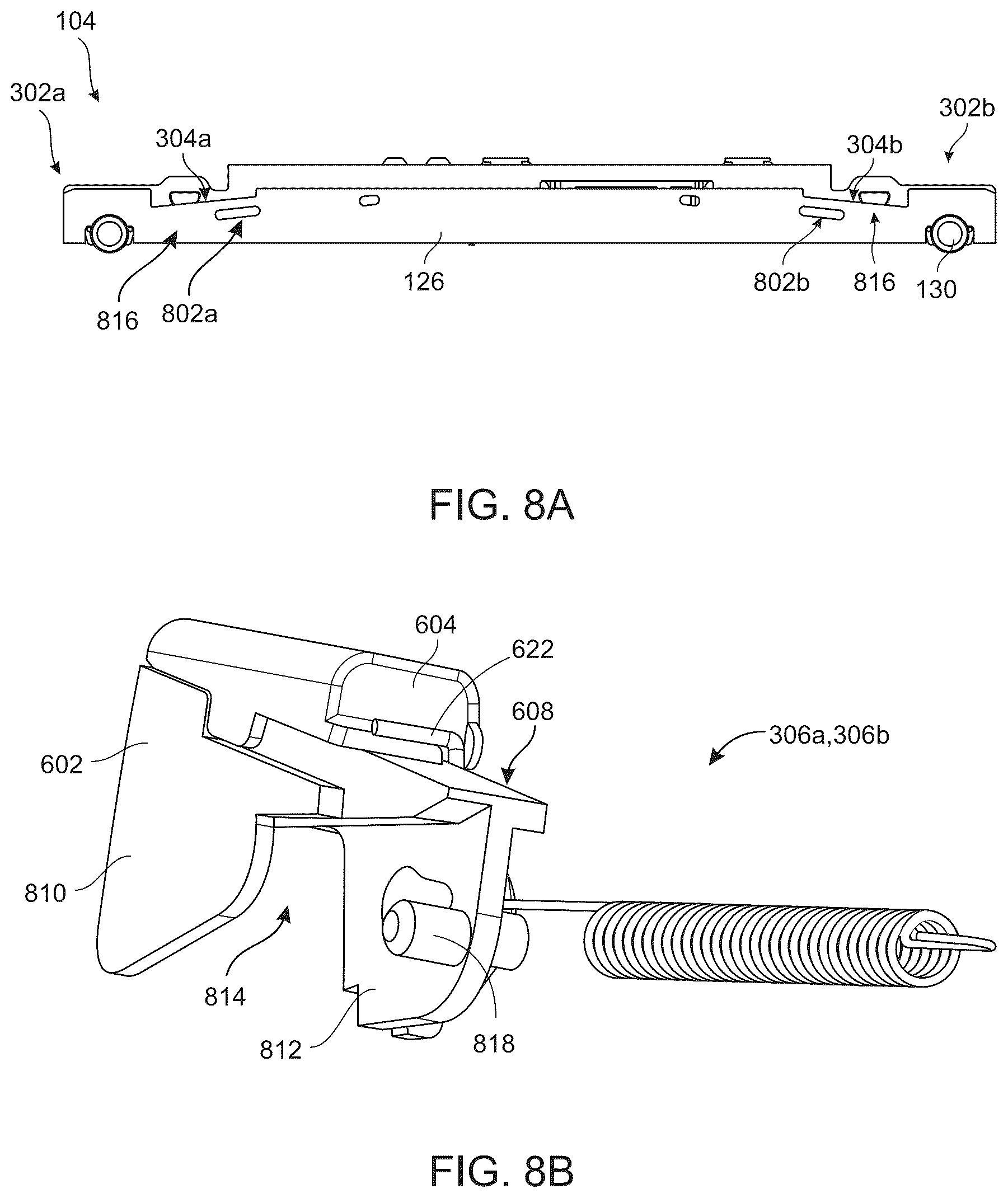 Patent US12139048 Figure 7 – Seat rail assembly