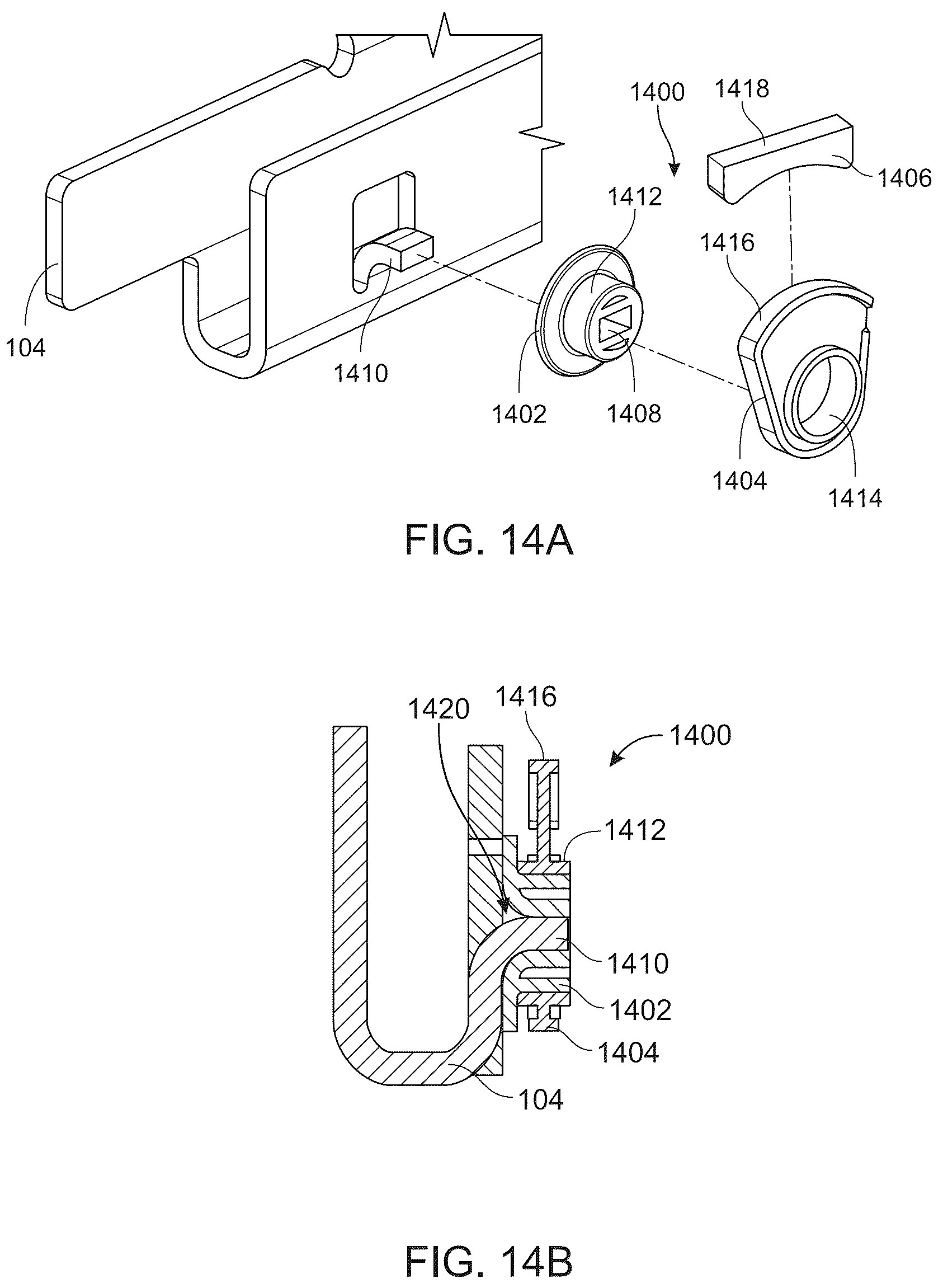 Patent US12139048 Figure 13 – Seat rail assembly