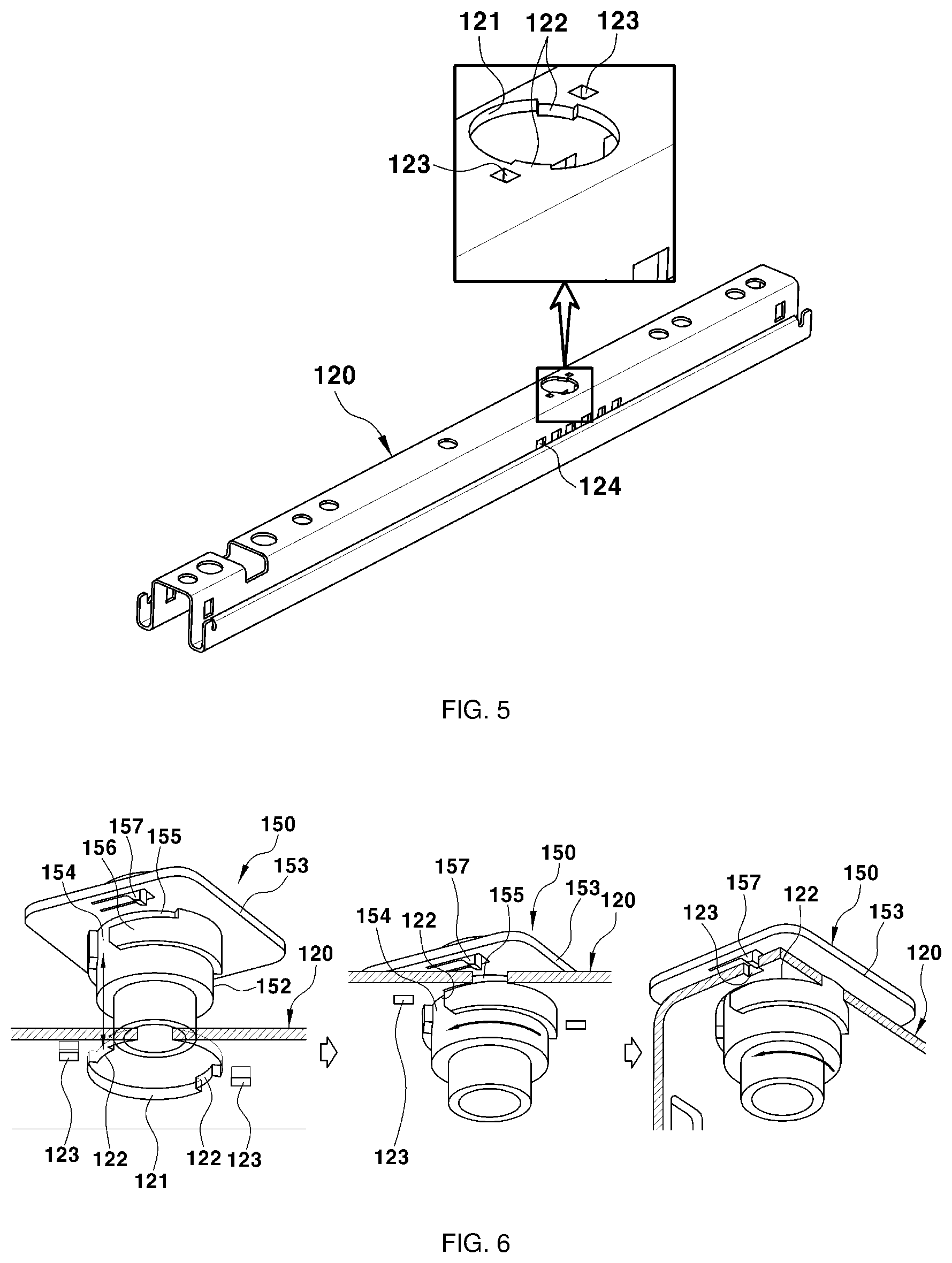 Patent US12139049 Figure 3 – Seat rail locking device for vehicle