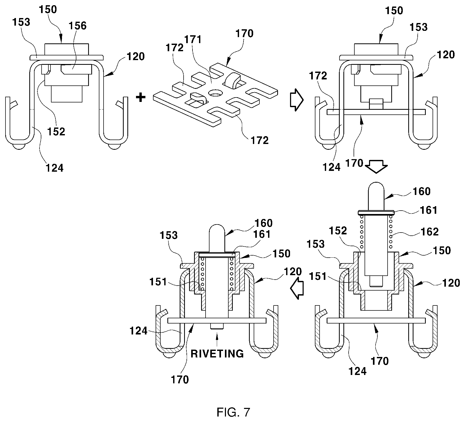 Patent US12139049 Figure 4 – Seat rail locking device for vehicle