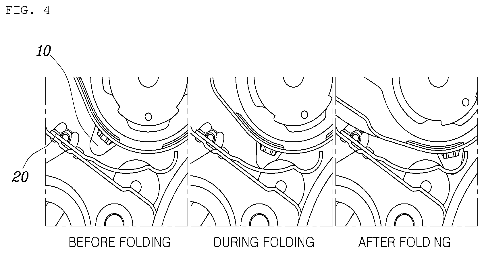 Patent US12139050 Figure 4 – Seat frame for vehicle