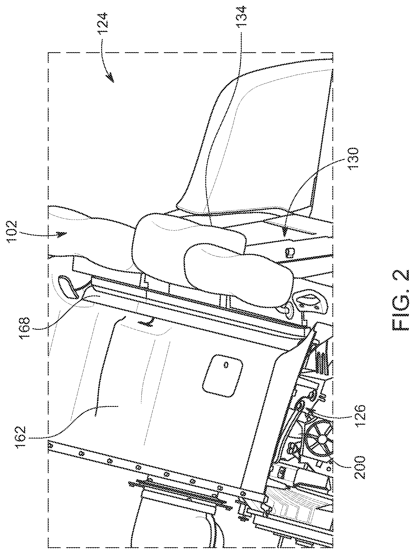 Patent US12139051 Figure 2 – Rear seat assembly for a vehicle