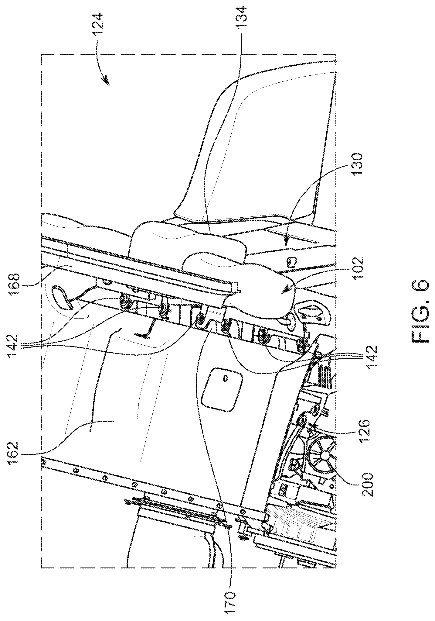 Patent US12139051 Figure 6 – Rear seat assembly for a vehicle