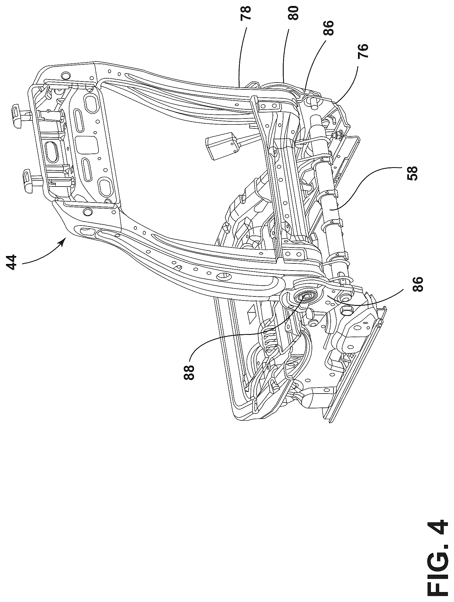 Patent US12139053 Figure 4 – Seating solutions for a stationary vehicle