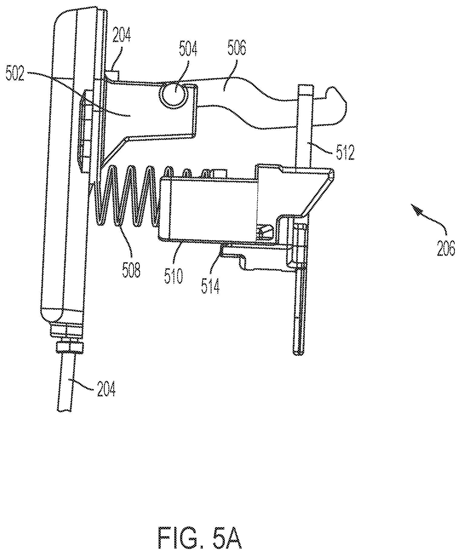 Patent US12139054 Figure 8 – Car seat dual connection mechanism