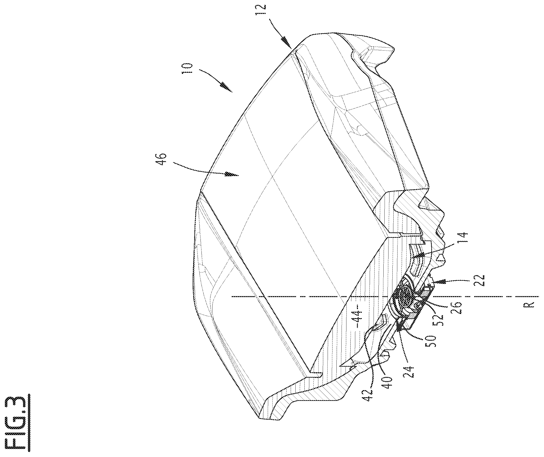 Patent US12139056 Figure 3 – Vehicle seat assembly and associated assembly method