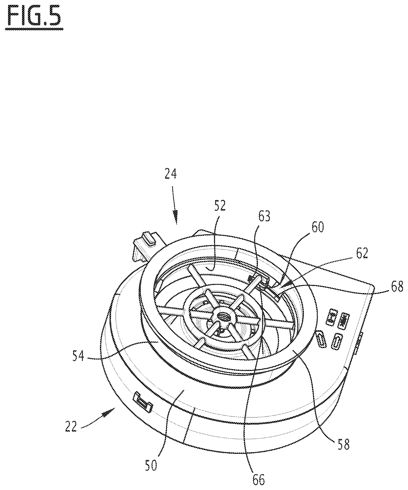 Patent US12139056 Figure 5 – Vehicle seat assembly and associated assembly method