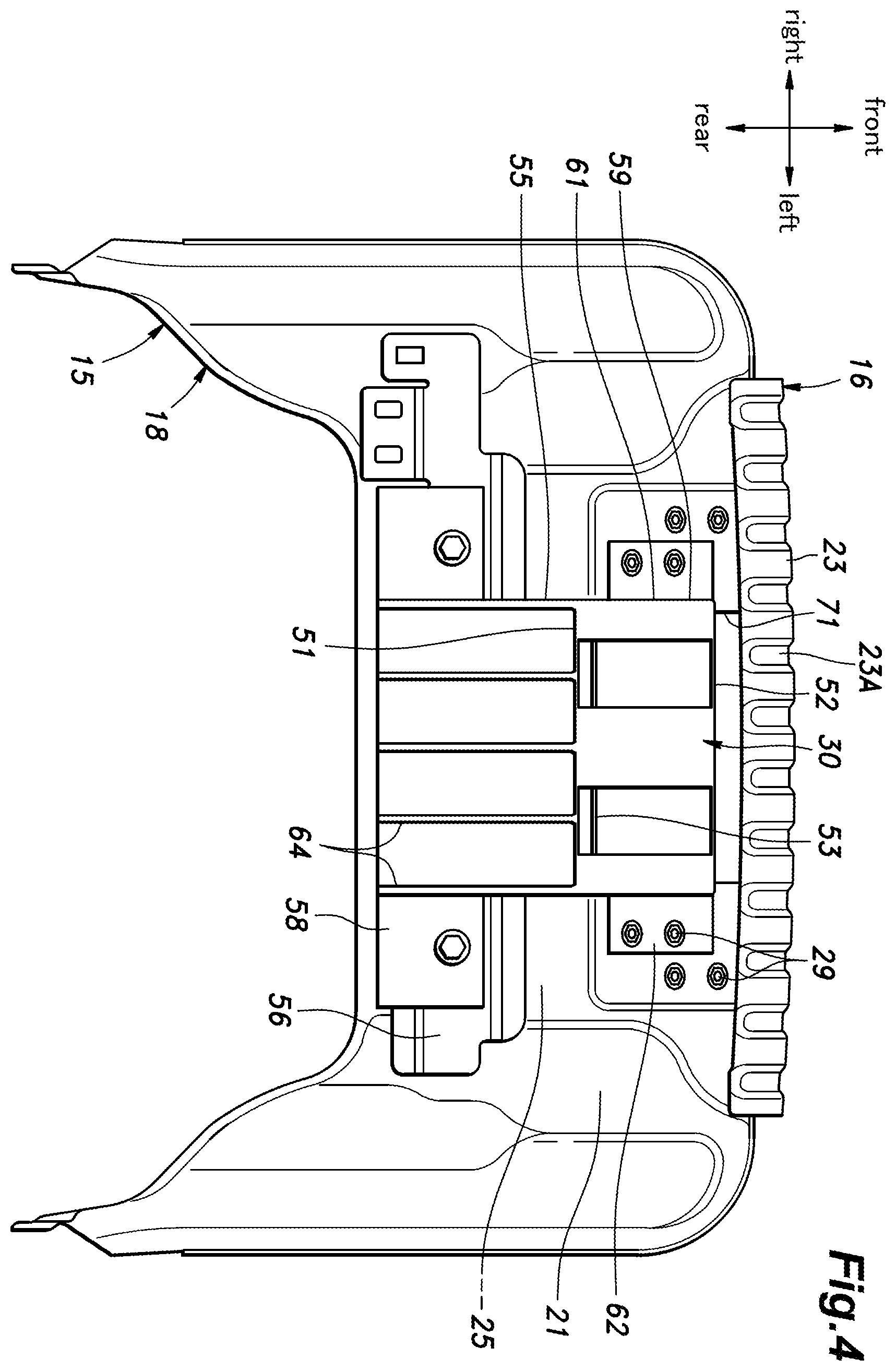 Patent US12139058 Figure 4 – Vehicle seat