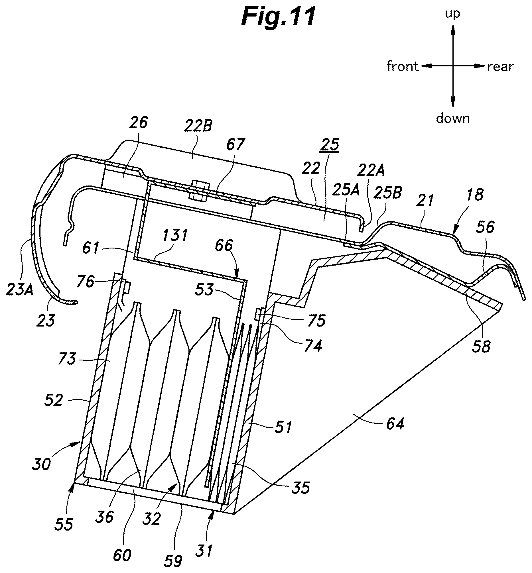 Patent US12139058 Figure 11 – Vehicle seat