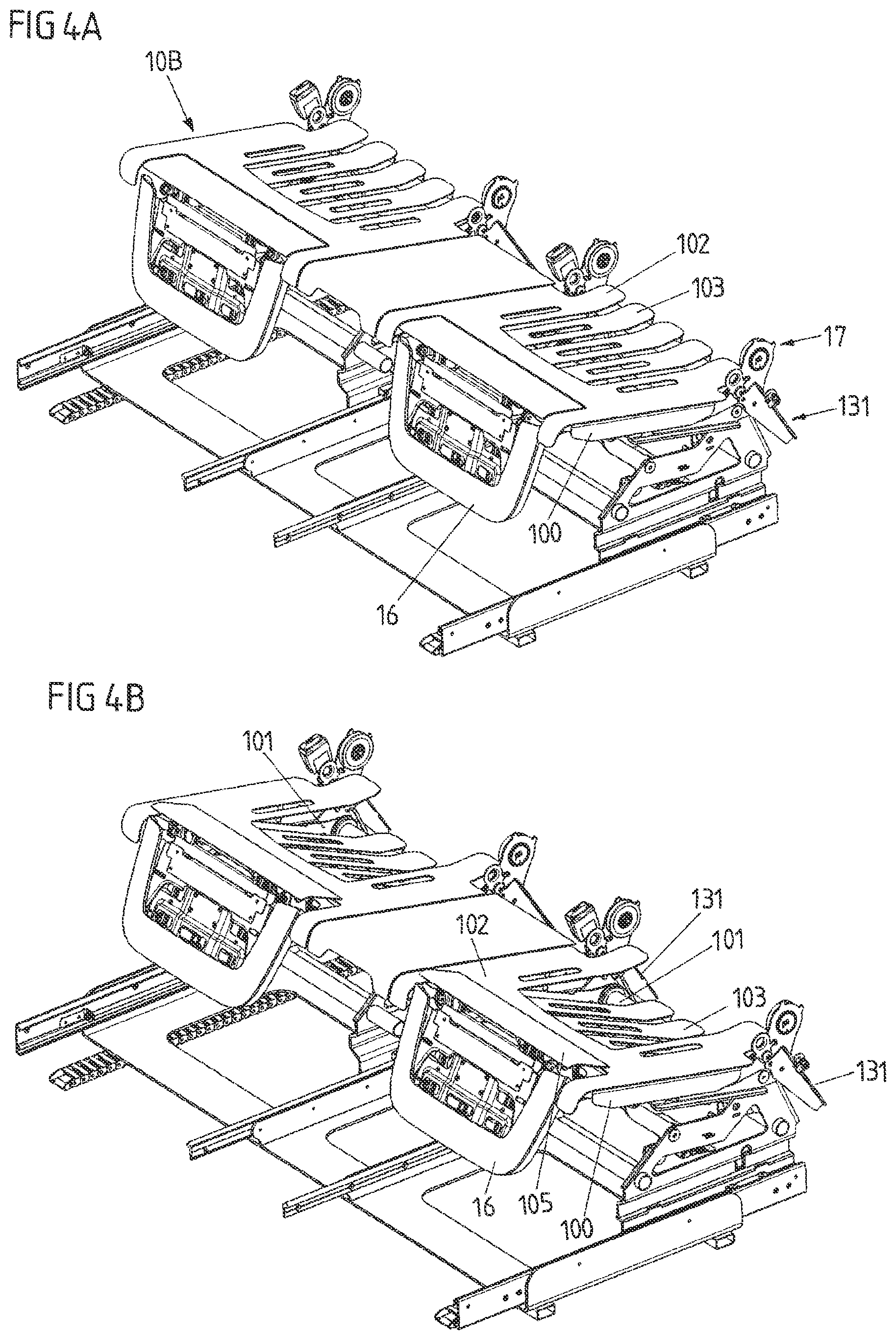 Patent US12139059 Figure 5 – Morphing bench seat