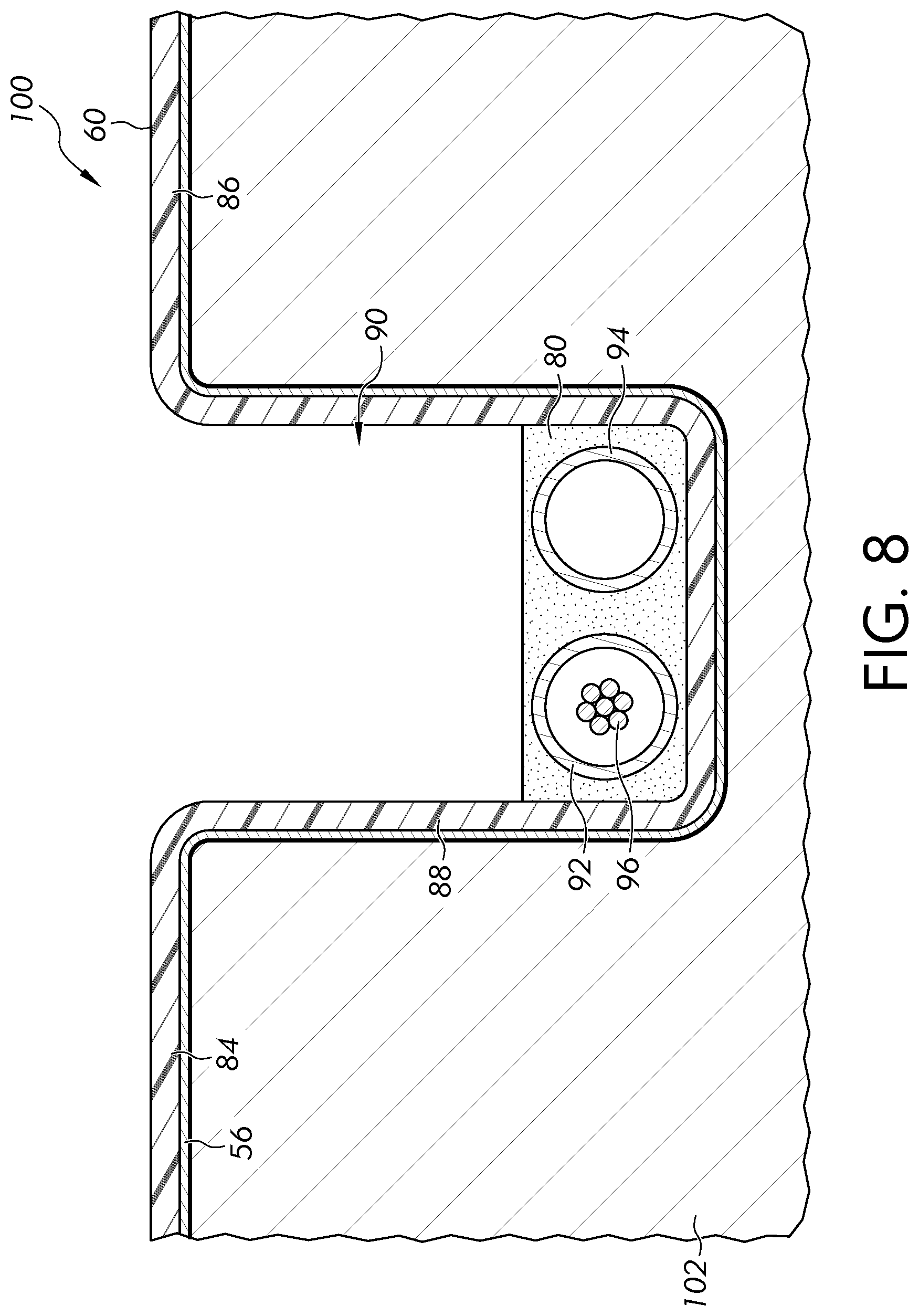 Patent US12139060 Figure 6 – Integrally molded recreational vehicle body