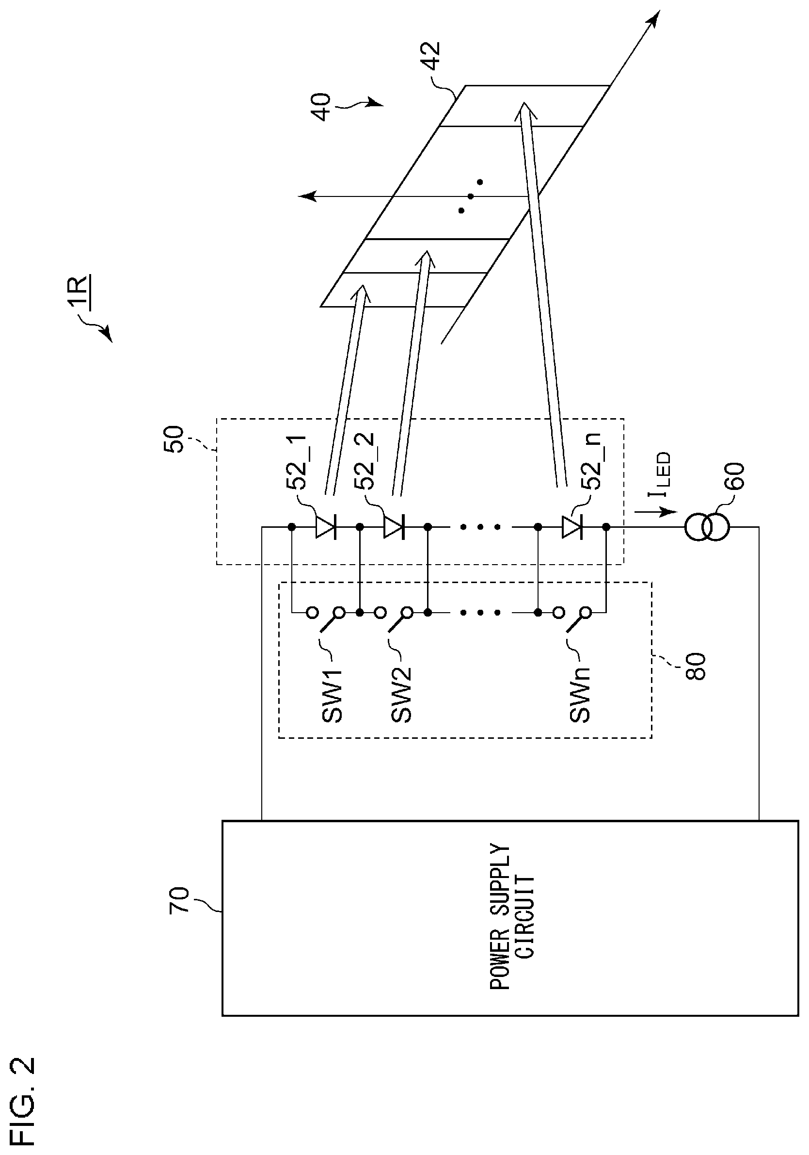 Patent US12139062 Figure 2 – Automotive lamp system