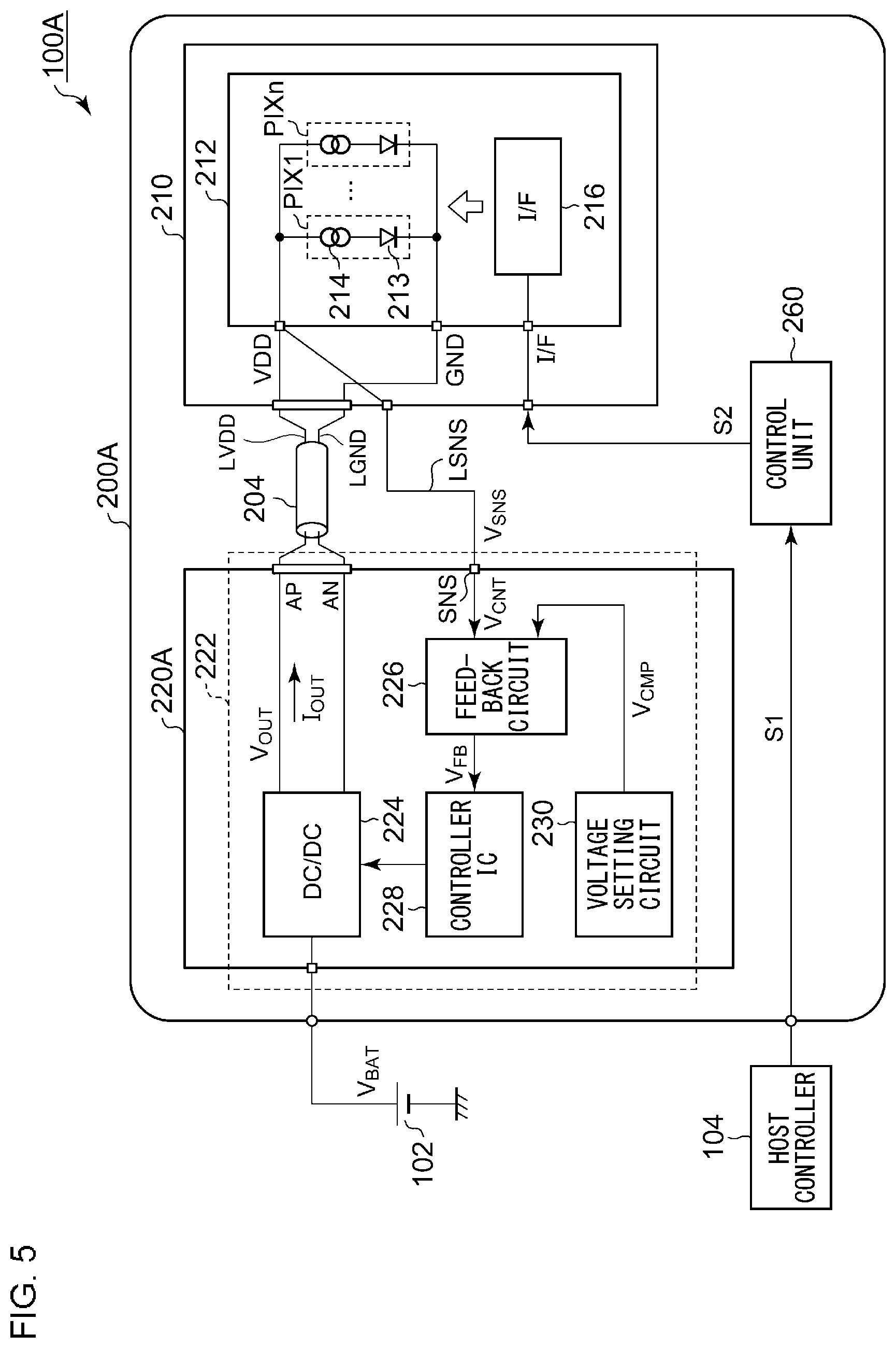 Patent US12139062 Figure 5 – Automotive lamp system