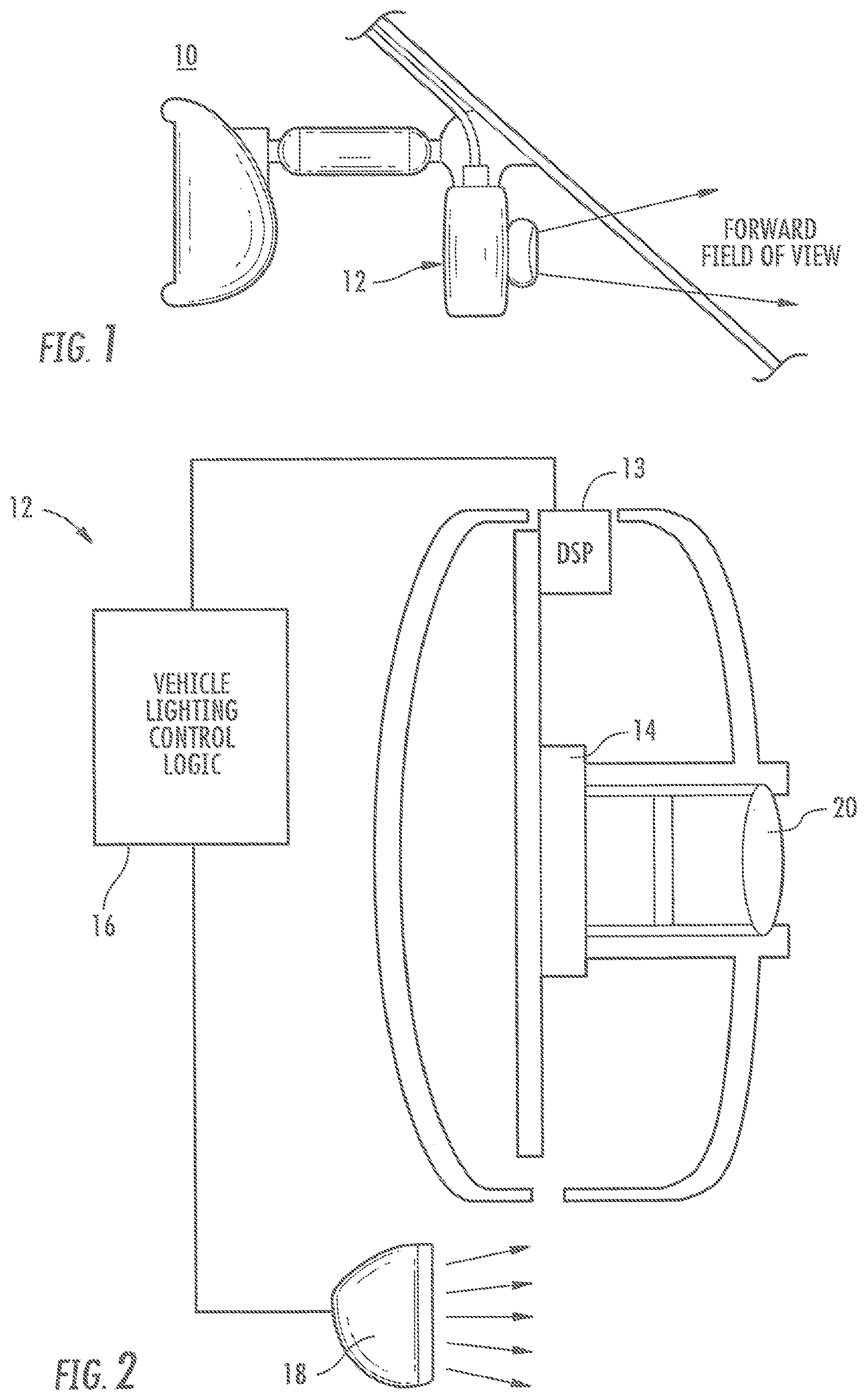 Patent US12139063 — Vehicular vision system with construction zone recognition — Figure 1