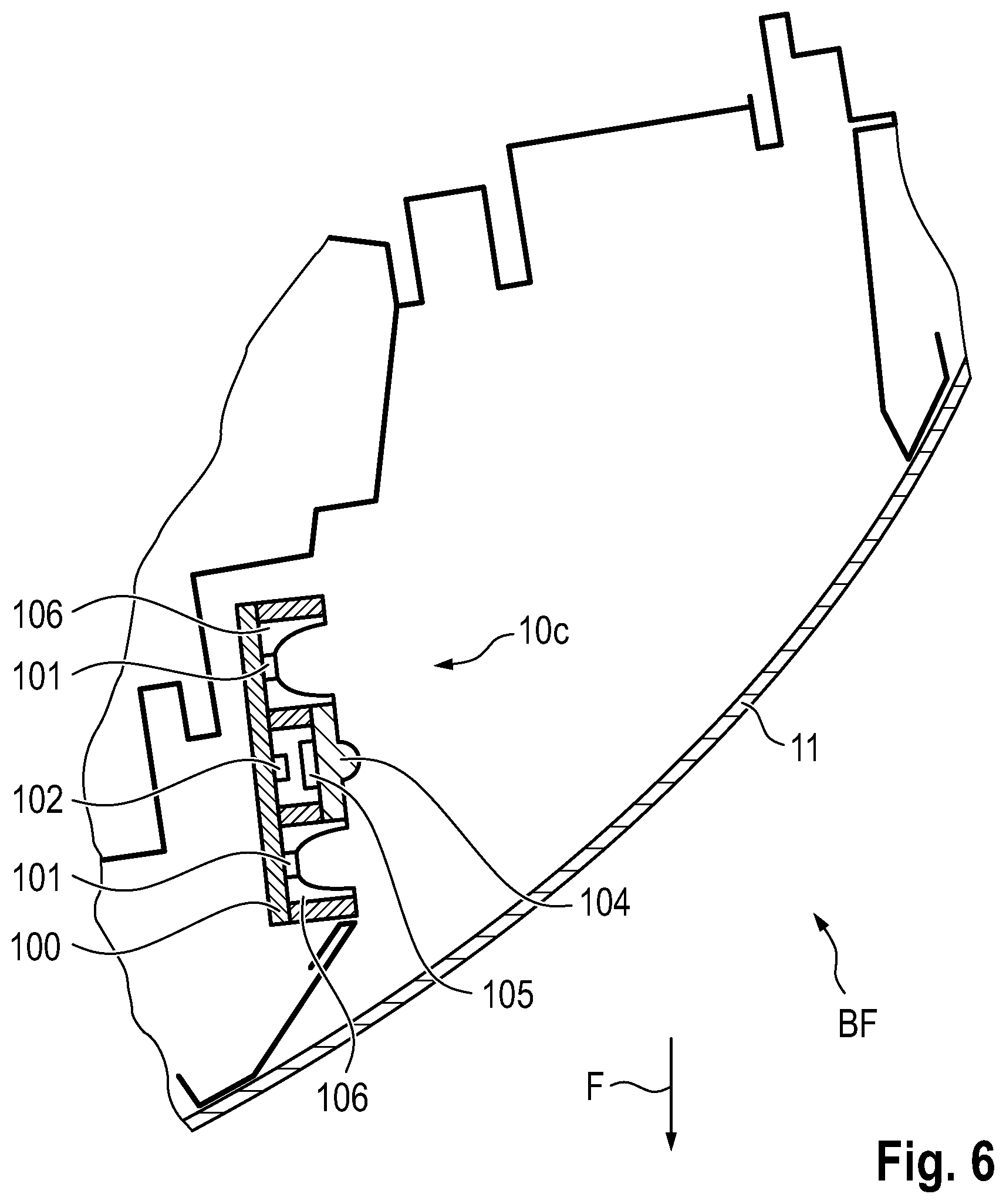 Patent US12139068 Figure 7 – Method for generating the light function of a direction indicator in a motor vehicle and motor vehicle for carrying out the method