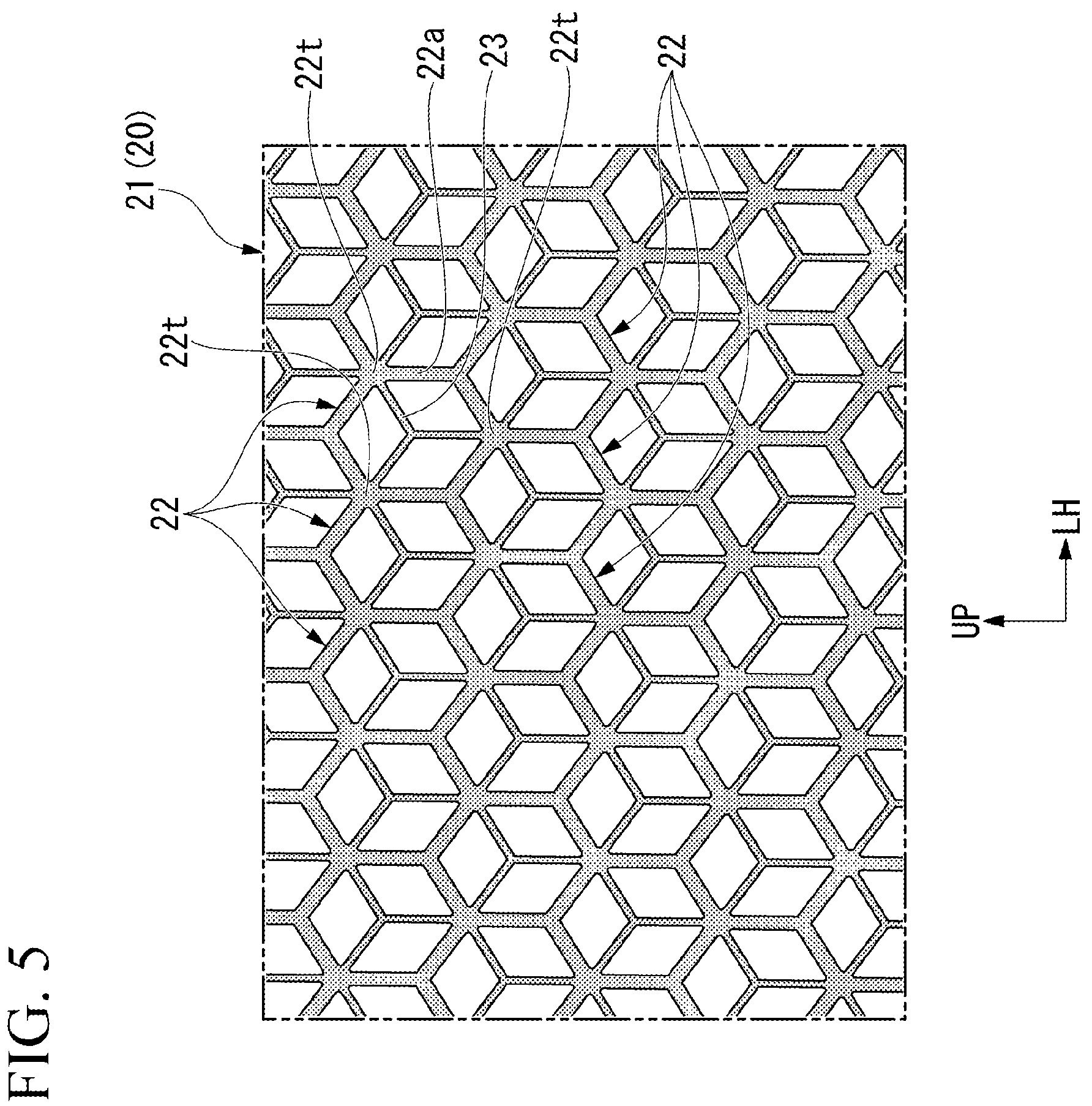 Patent US12139069 Figure 5 – Lighting display device for vehicle