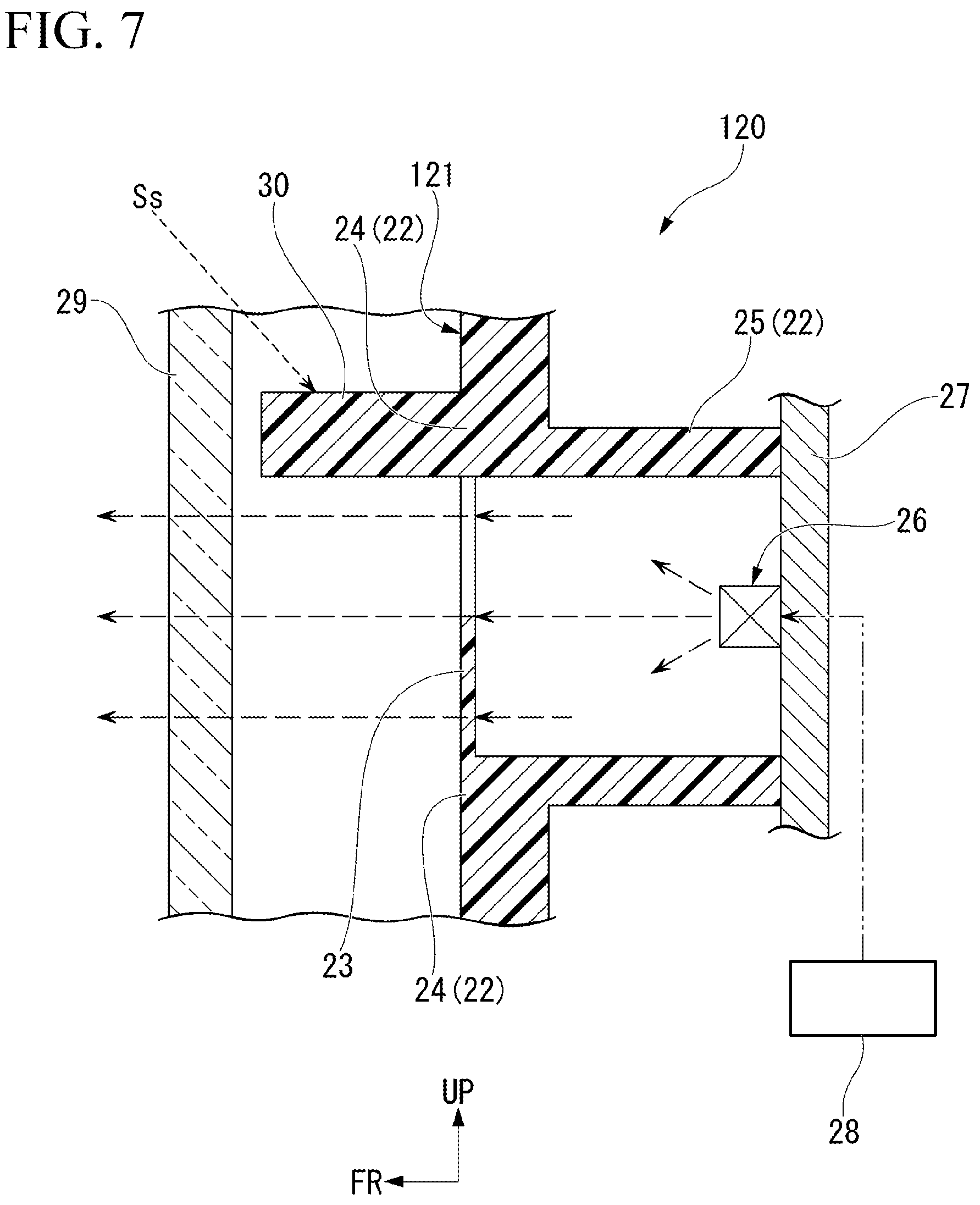 Patent US12139069 Figure 7 – Lighting display device for vehicle