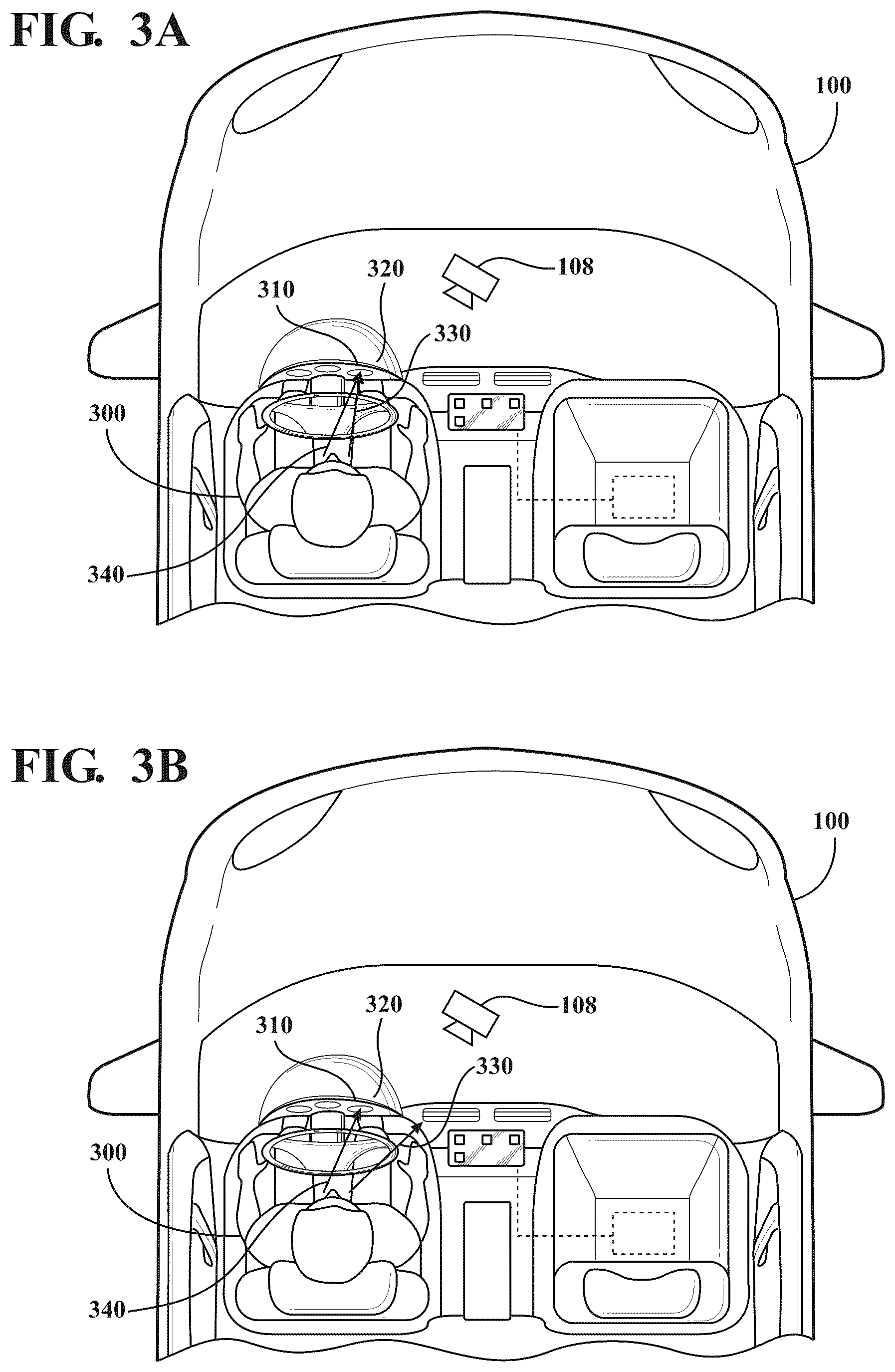 Patent US12139072 Figure 3 – Vehicular warning system and method based on gaze abnormality