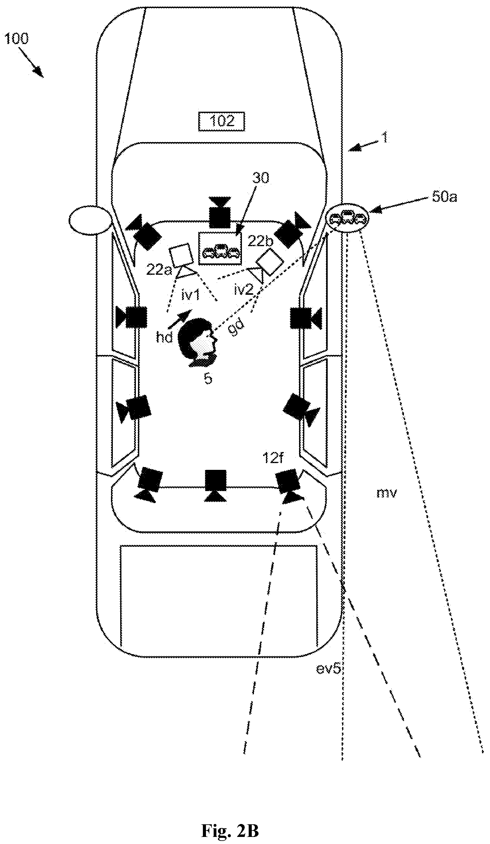 Patent US12139074 Figure 4 – System and method for providing a desired view for a vehicle occupant