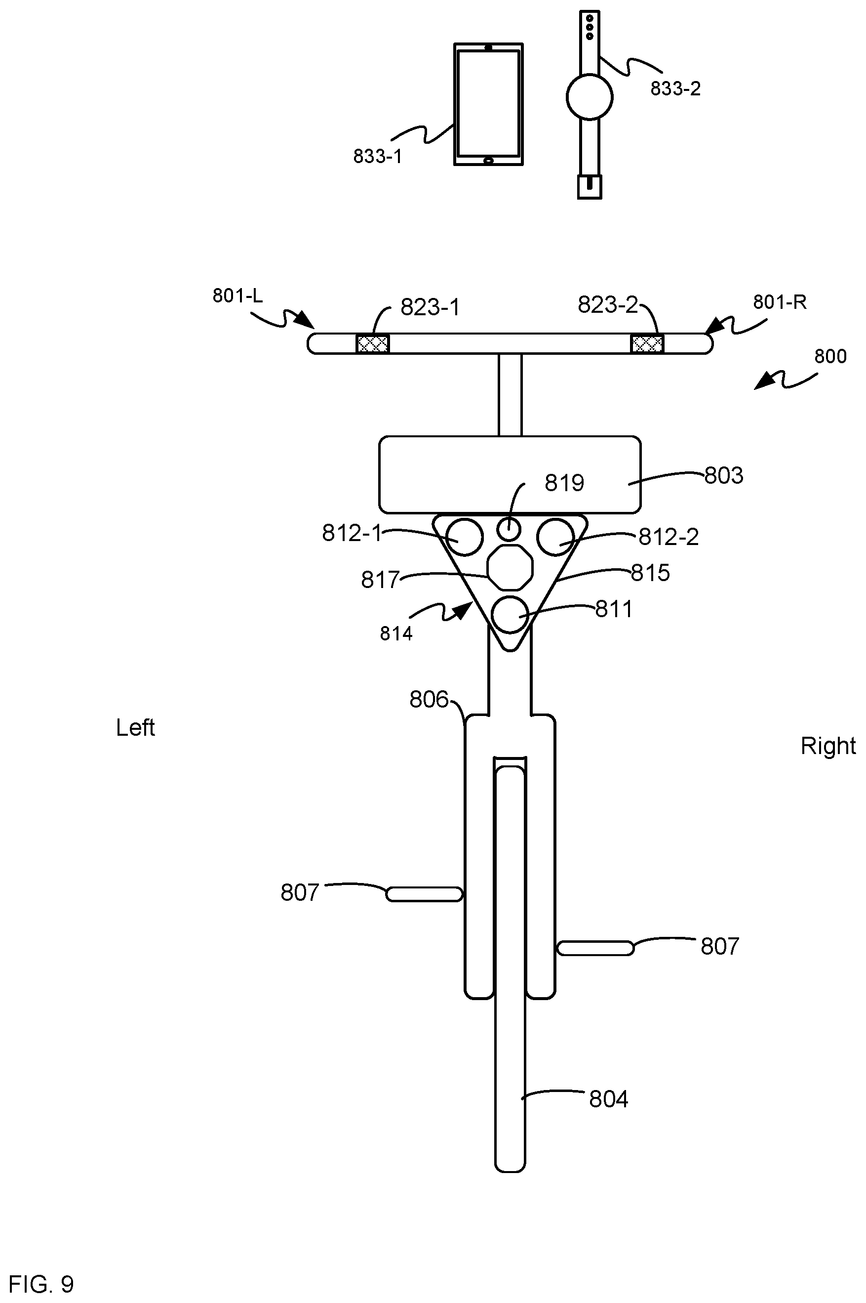 Patent US12139075 Figure 9 – Vehicle with a protective warning system