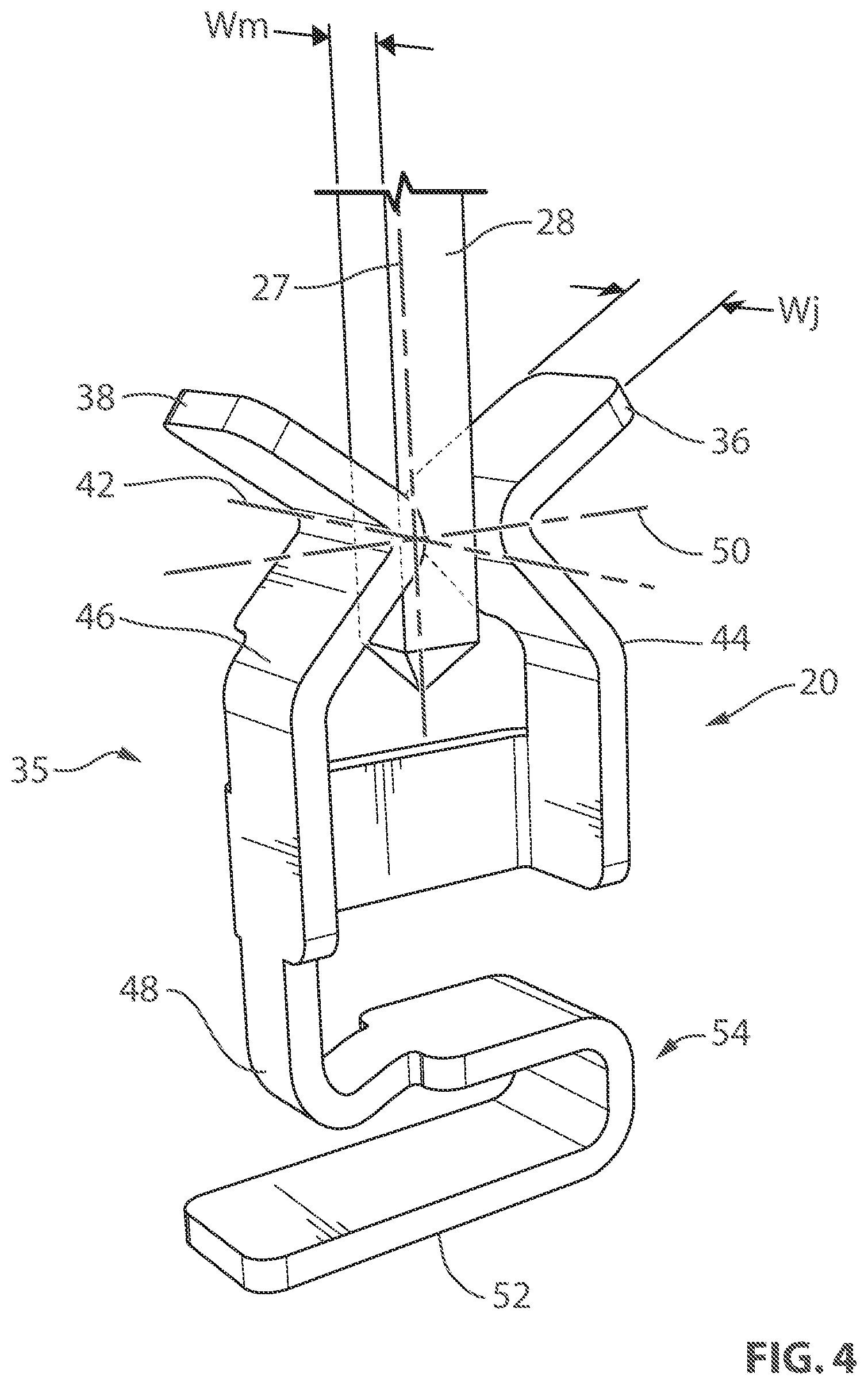 Patent US12139076 Figure 4 – Vehicular camera with electrical connector