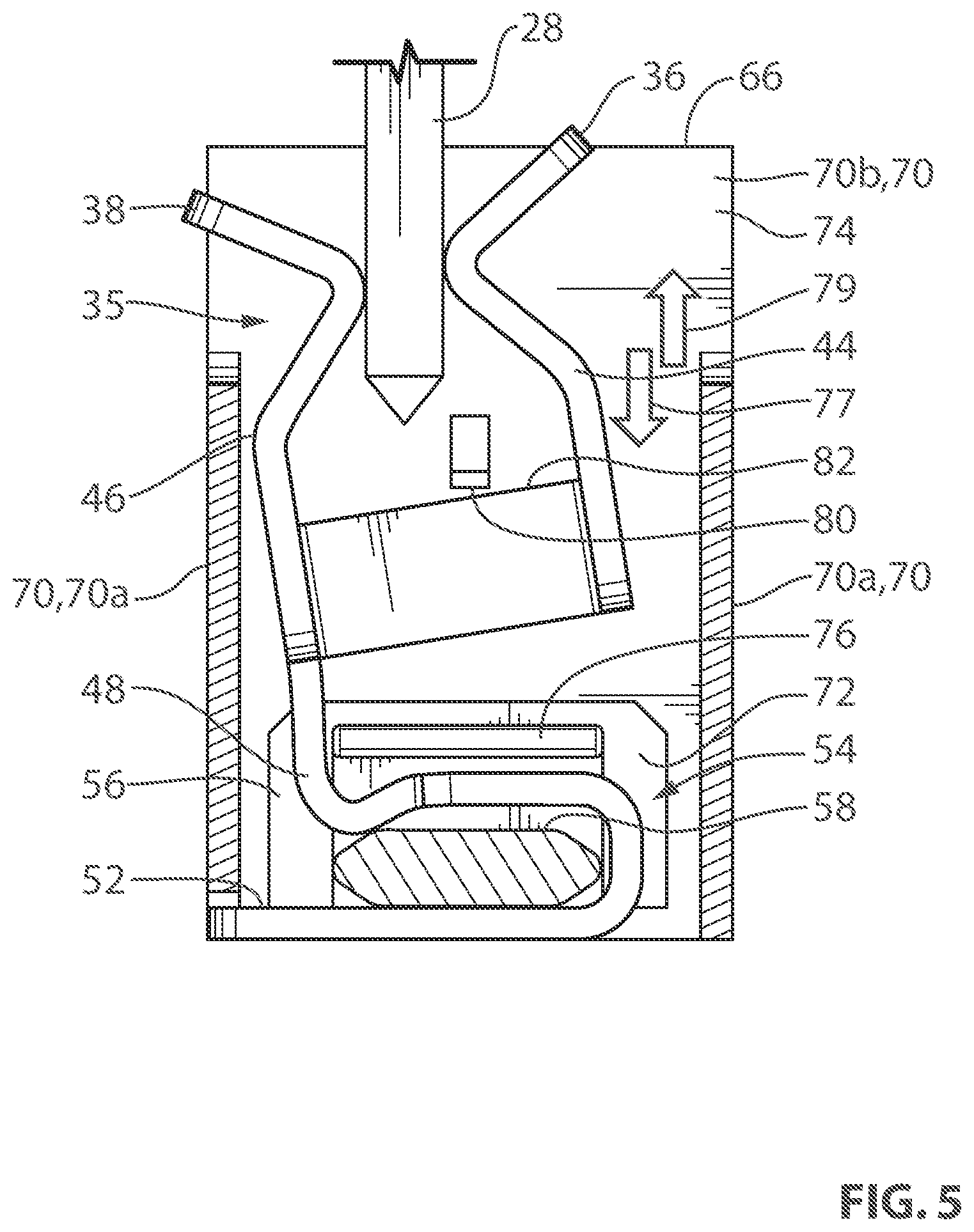 Patent US12139076 Figure 5 – Vehicular camera with electrical connector