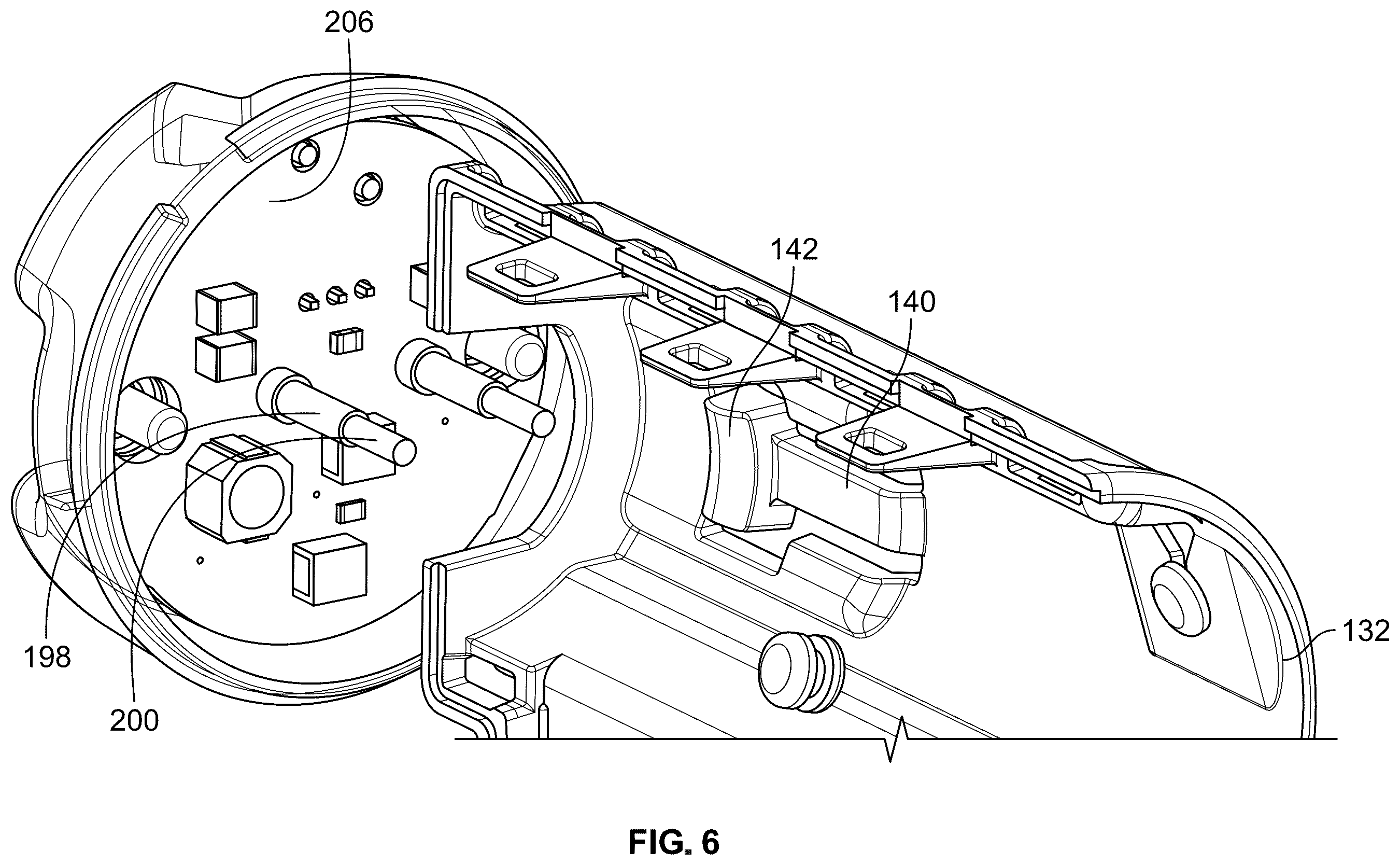 Patent US12139077 Figure 5 – In-door accessory charger