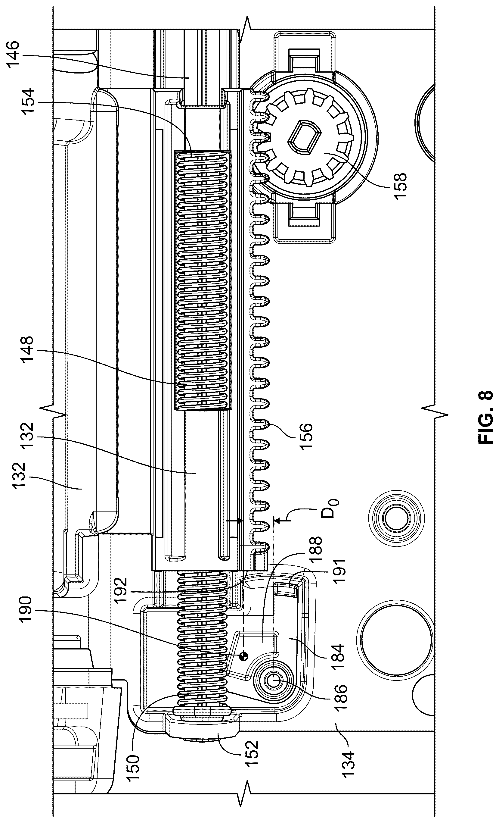 Patent US12139077 Figure 8 – In-door accessory charger