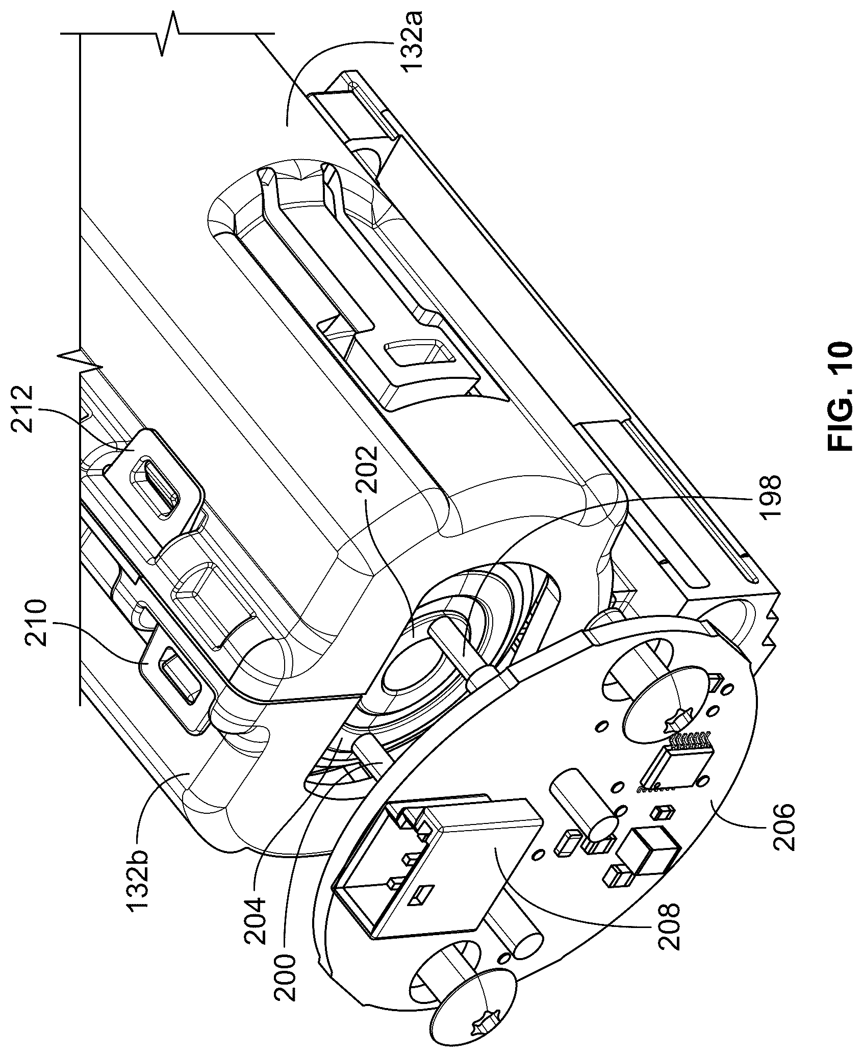 Patent US12139077 Figure 10 – In-door accessory charger