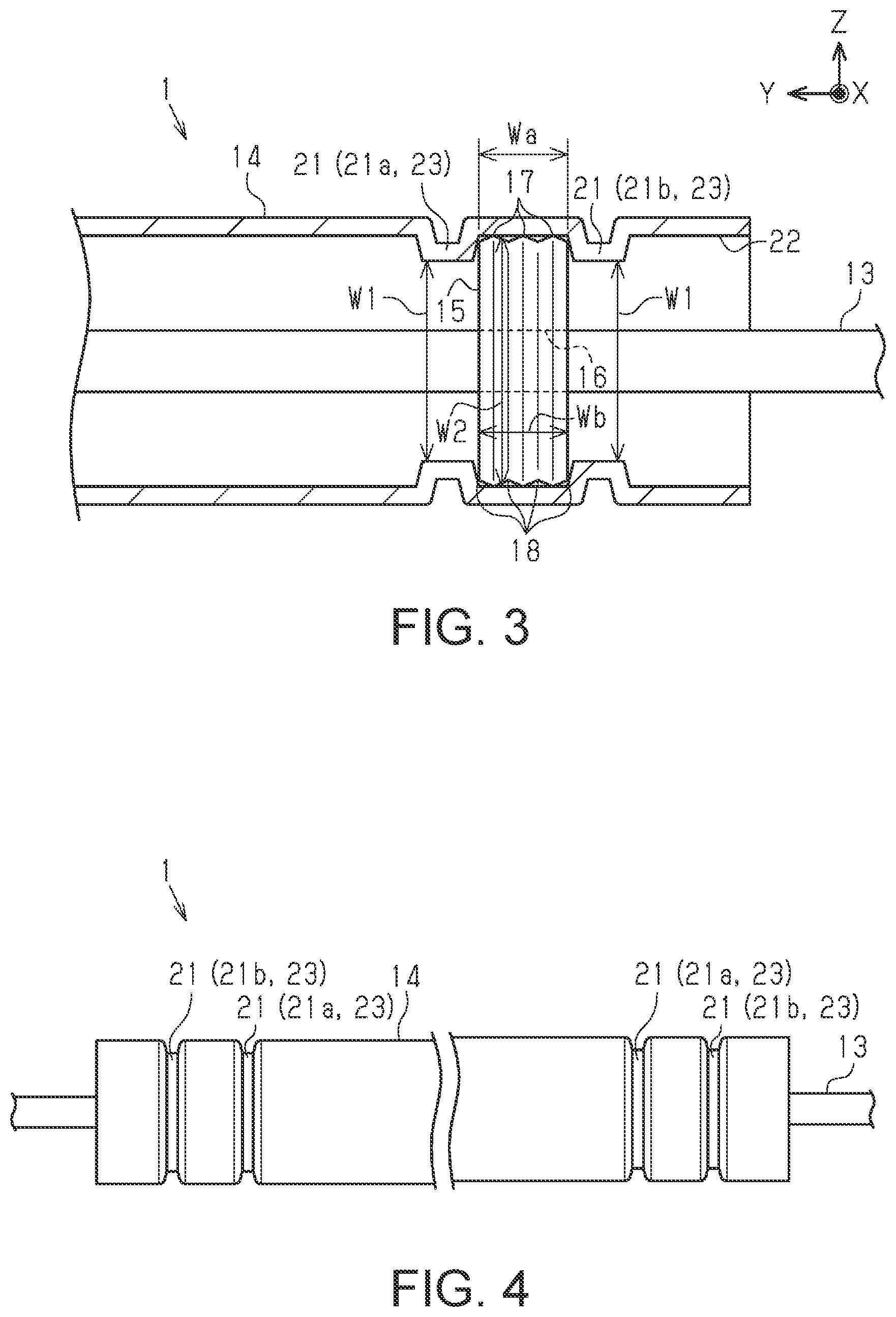 Patent US12139079 Figure 2 – Pipe harness with seal fixed to the interior of the pipe
