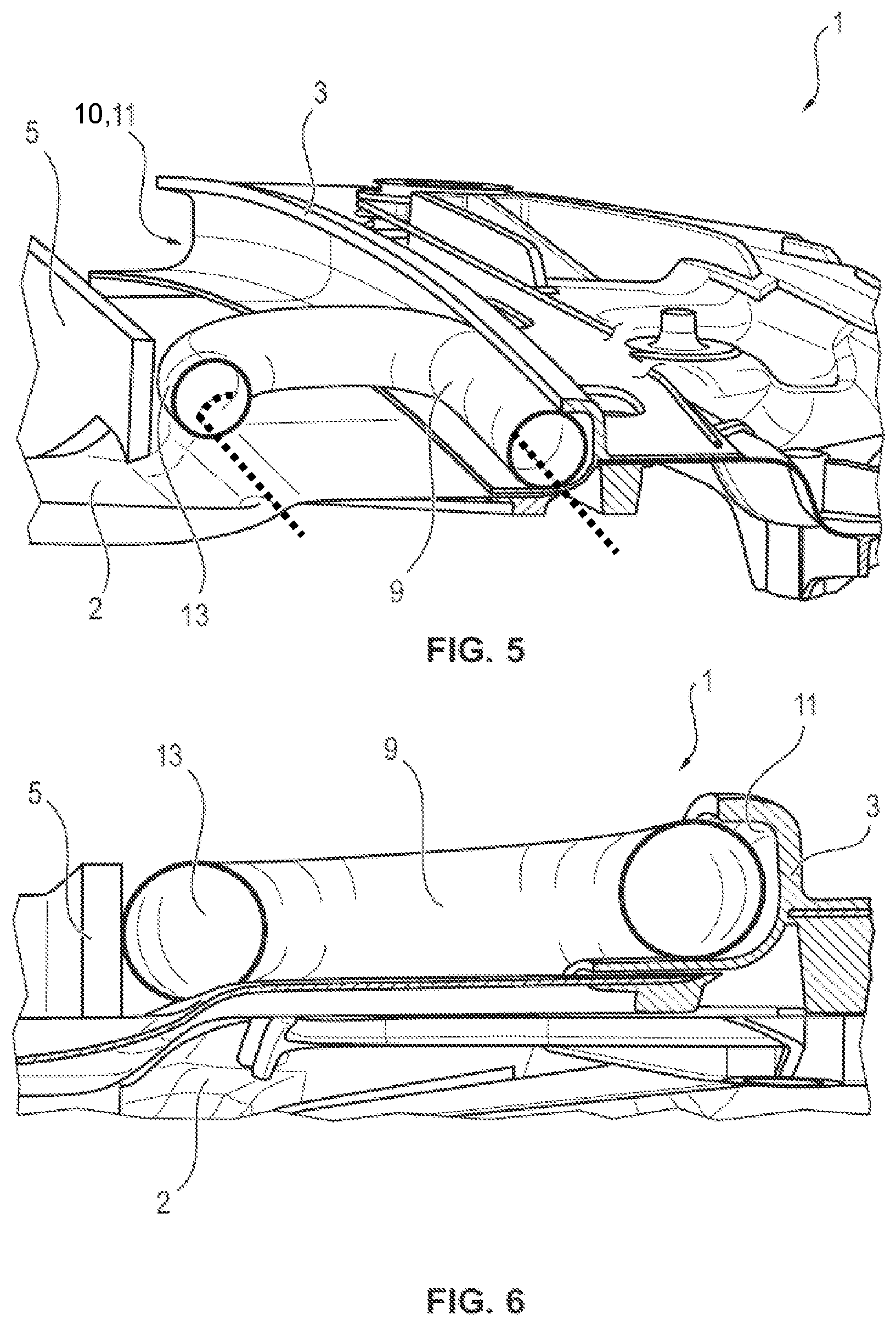 Patent US12139081 Figure 5 – Assembly of an adjustment device of a motor vehicle and window opener having the assembly