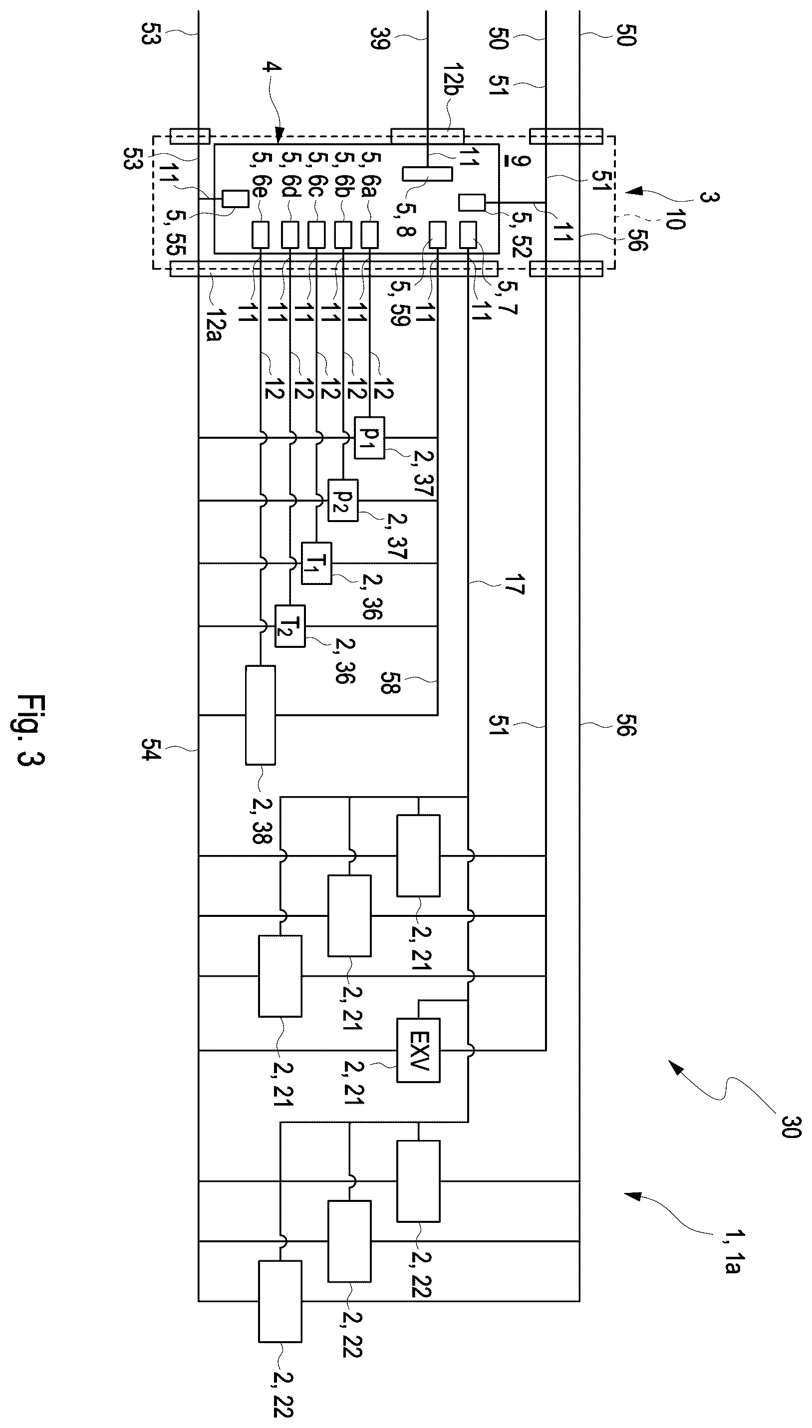 Patent US12139082 Figure 2 – Fluid management module and modular system