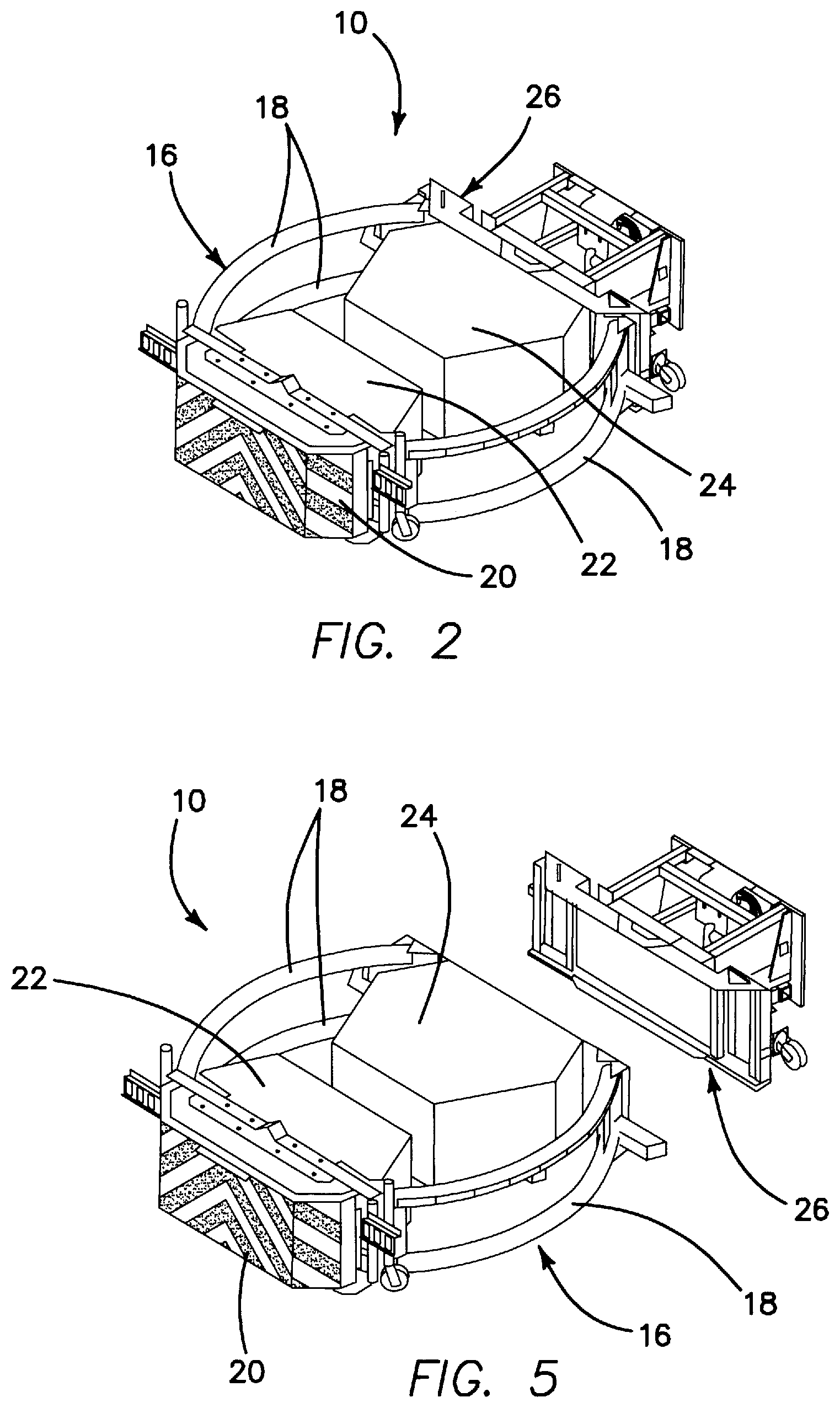 Patent US12139084 Figure 2 – Vehicle-mounted crash attenuator