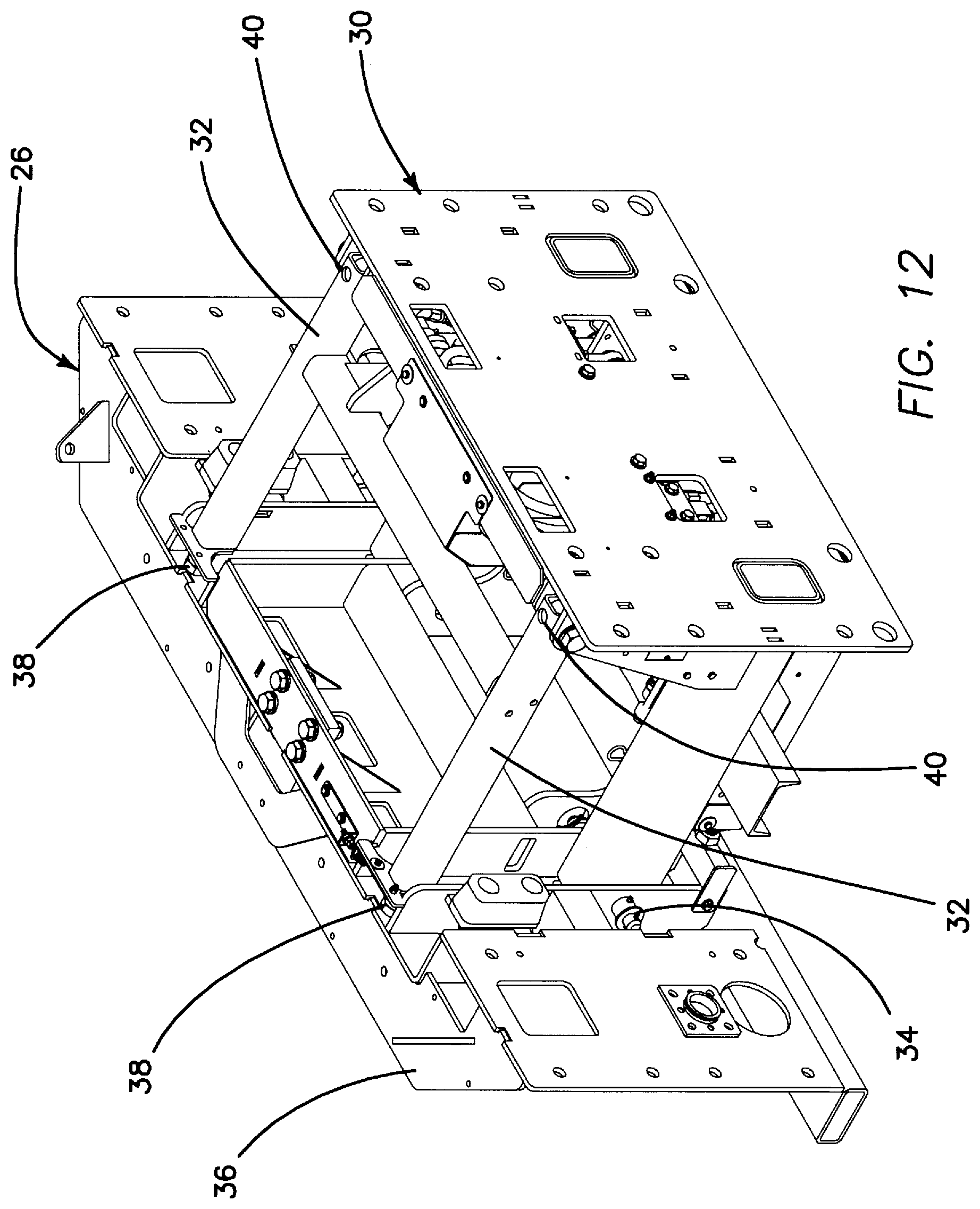 Patent US12139084 Figure 7 – Vehicle-mounted crash attenuator