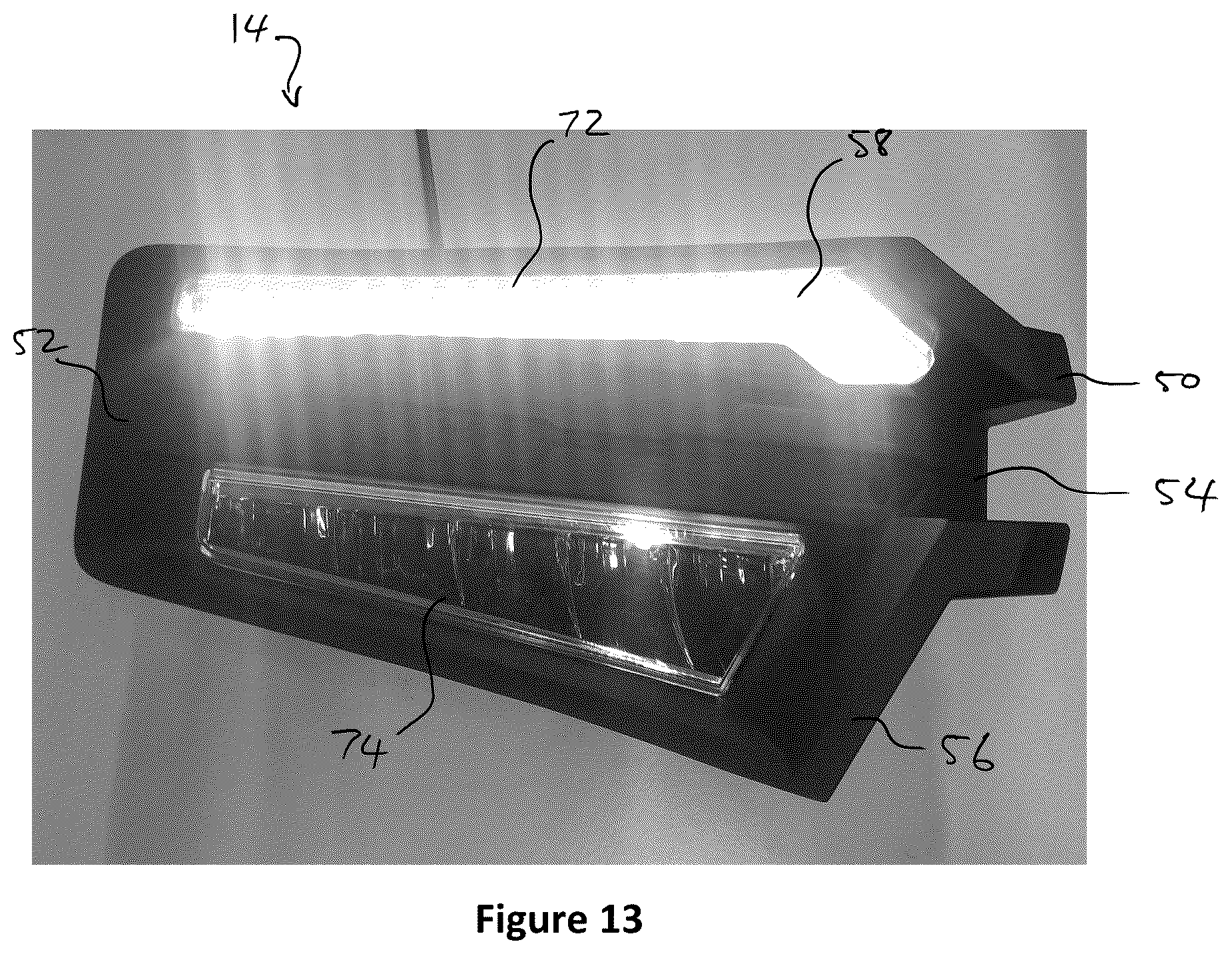 Patent US12139086 Figure 7 – Vehicle bumper assembly