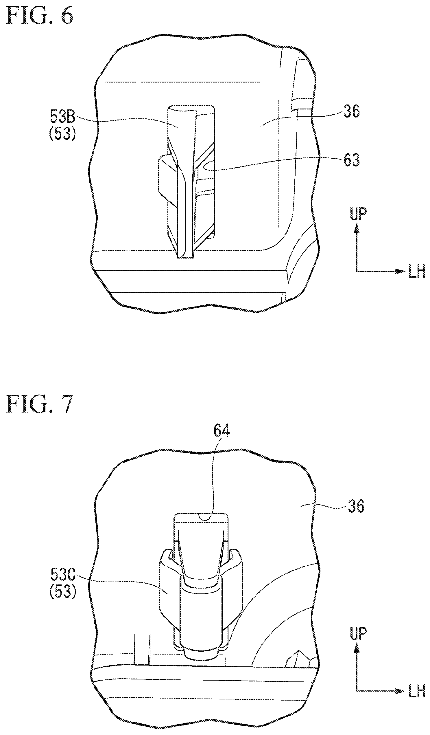 Patent US12139090 Figure 6 – Instrument panel structure with knee airbag