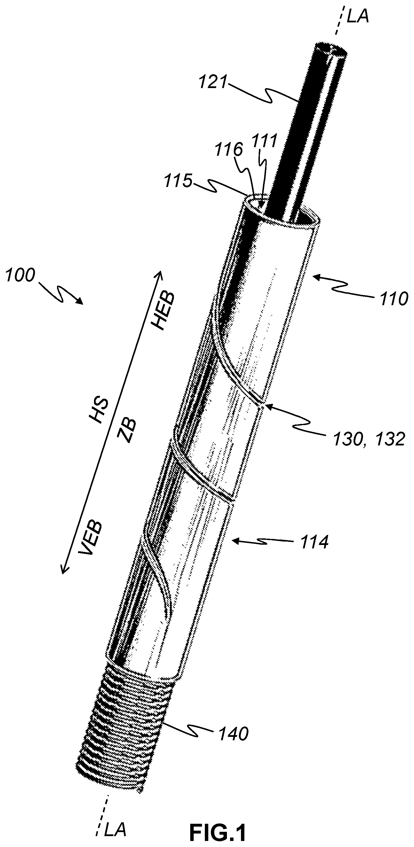 Patent US12139098 Figure 1 – Fluid damper for modulating a retaining force of a seat belt