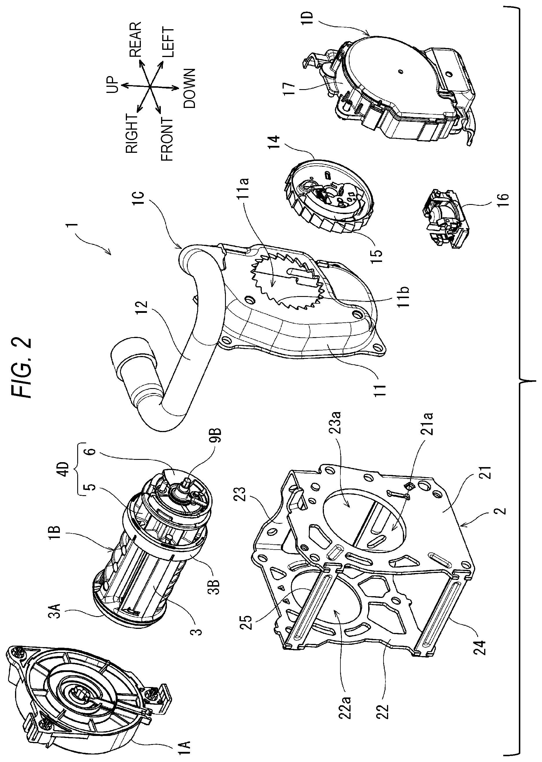 Patent US12139099 Figure 2 – Seat belt retractor