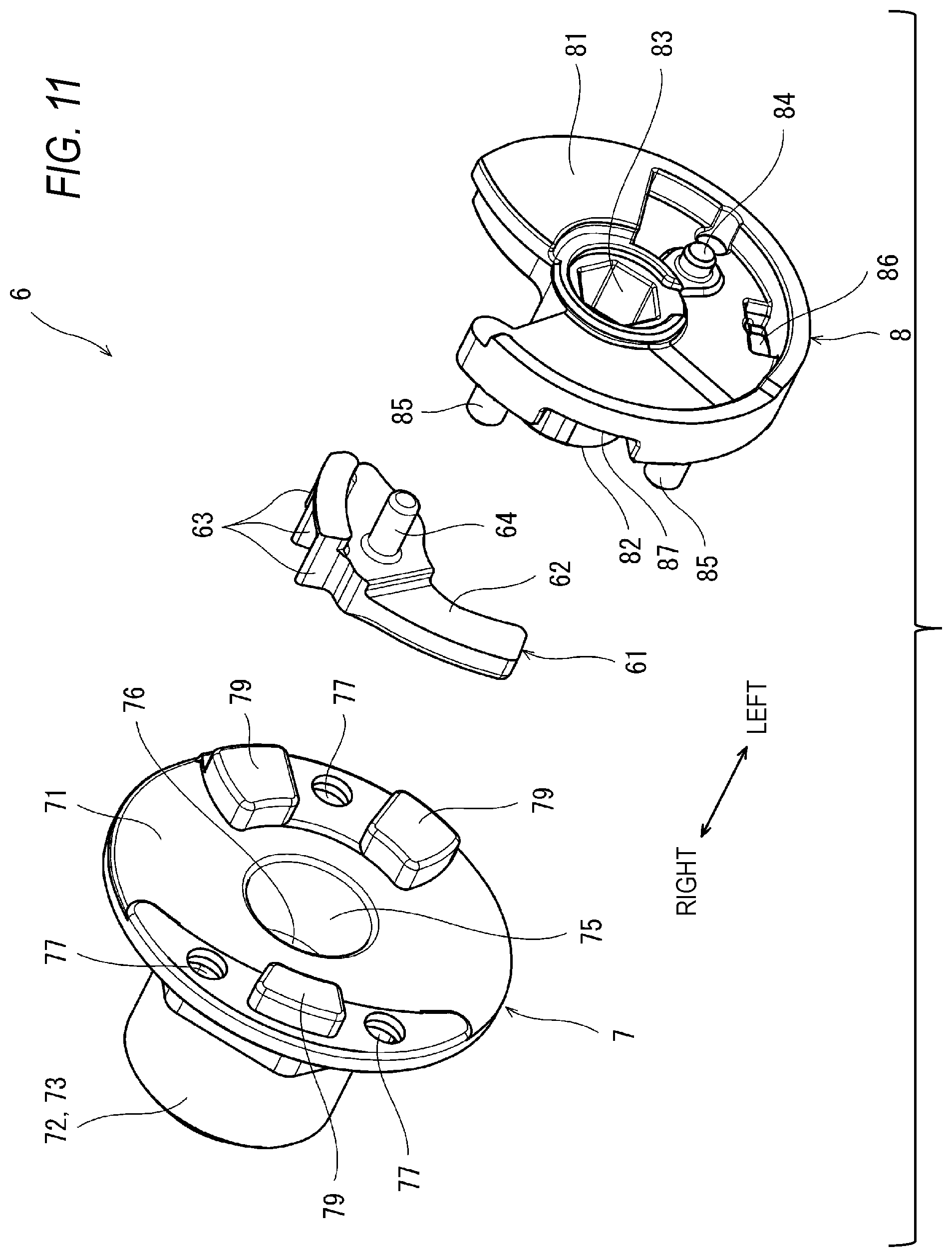 Patent US12139099 Figure 11 – Seat belt retractor